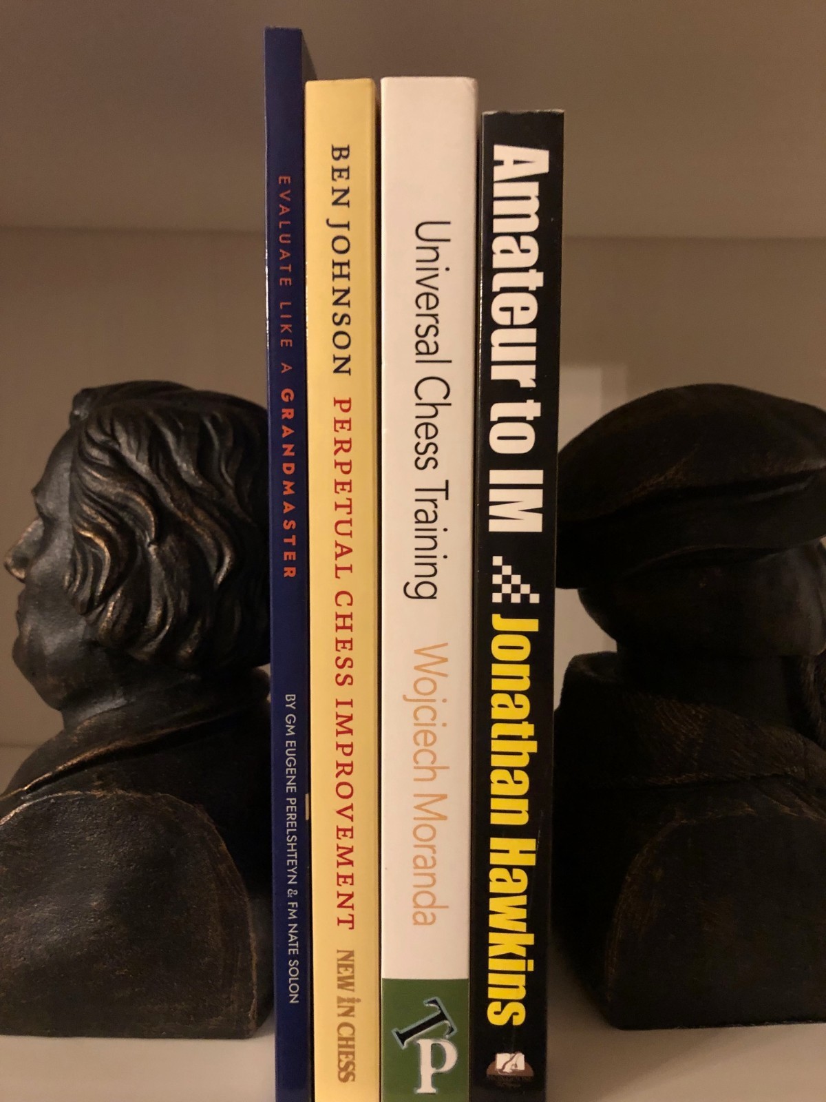 4 training themed chess book bundle