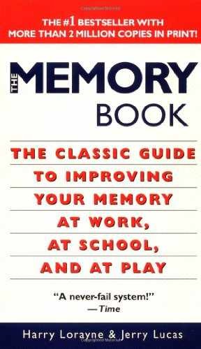 The Memory Book: The Classic – Paperback, by Lorayne Harry; Lucas – Acceptable r