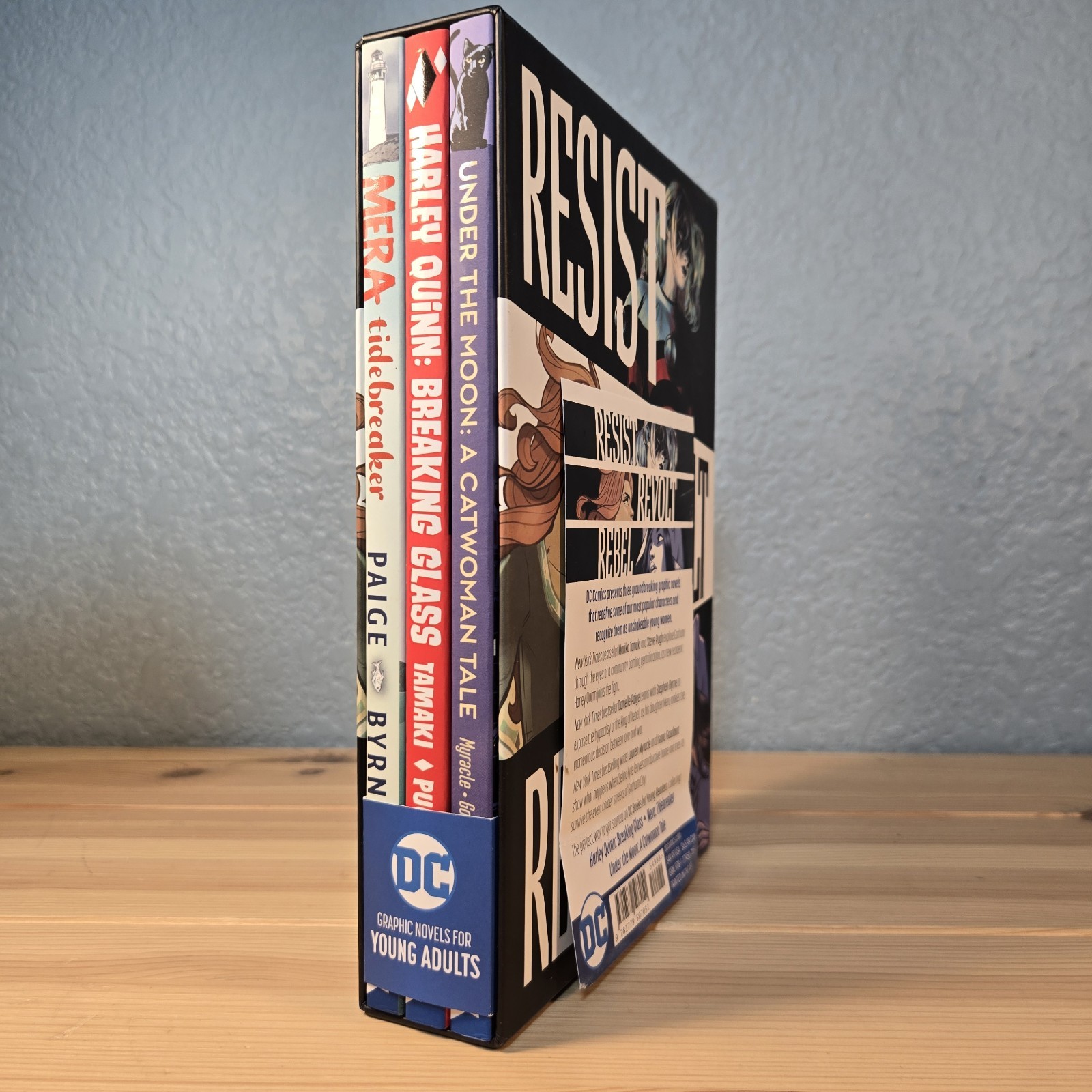 DC Graphic Novels for Young Adults Box Set 1 Resist. Revolt. Rebel. As New!