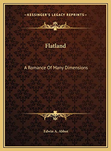 FLATLAND: A ROMANCE OF MANY DIMENSIONS By Edwin A. Abbot – Hardcover *BRAND NEW*
