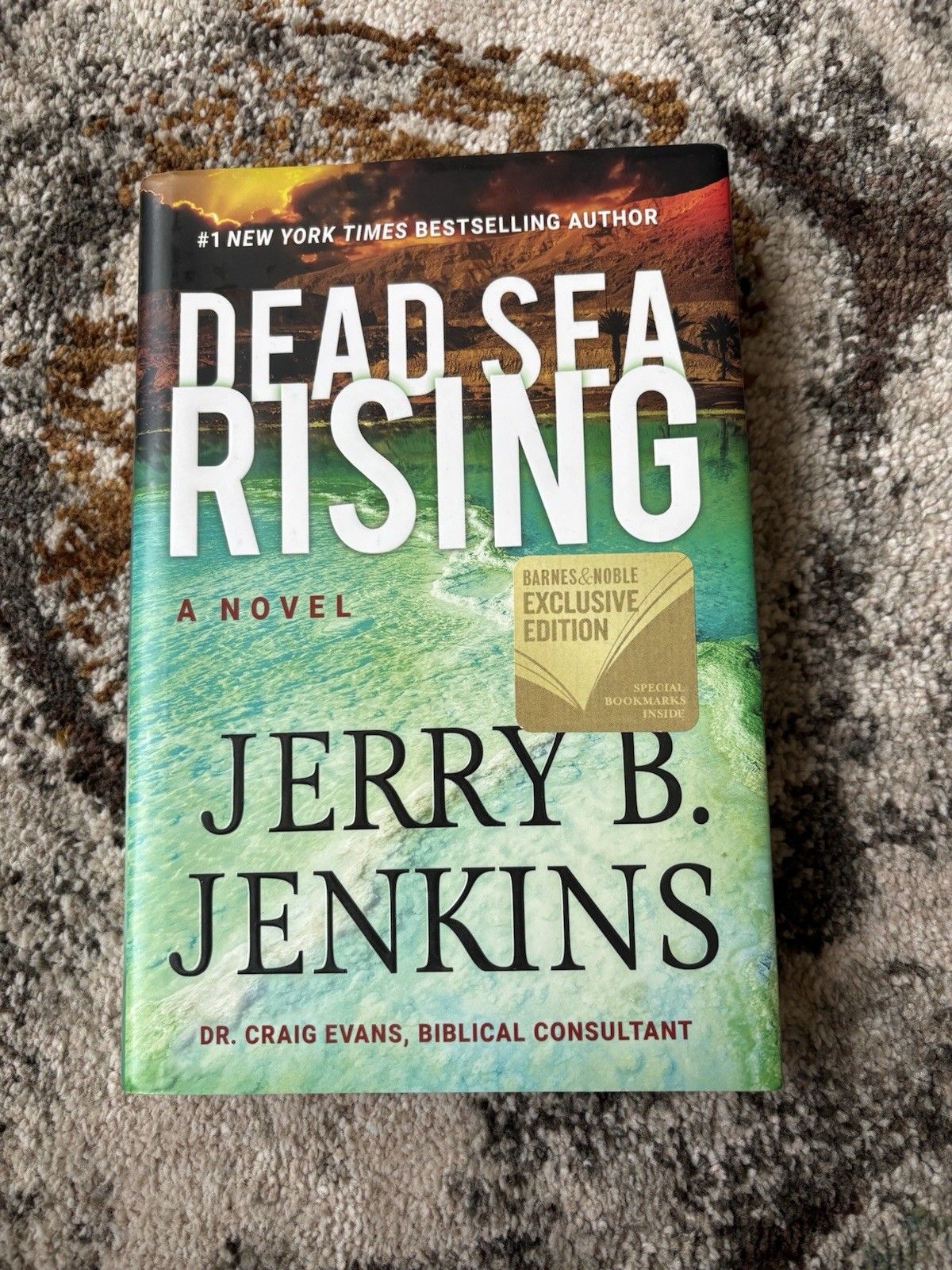 Dead Sea Rising by Jerry B. Jenkins Worthy Publishing Hardcover Bookmark Edition