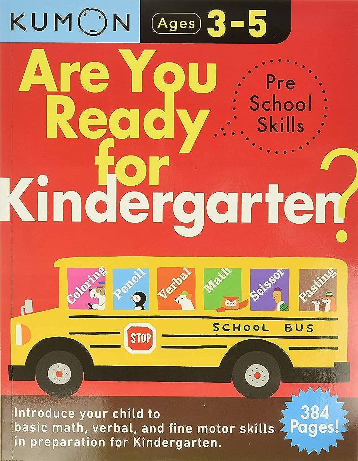Kumon Are You Ready for Kindergarten Preschool Skills (Big Preschool Workboo…
