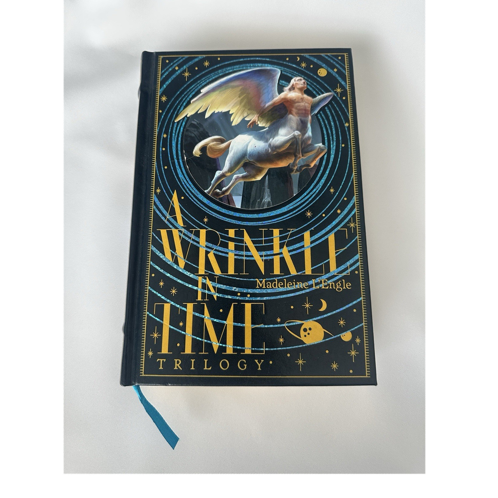 A Wrinkle in Time Trilogy Hardcover by Madeleine L’Engle Fantasy Ribbon Bookmark