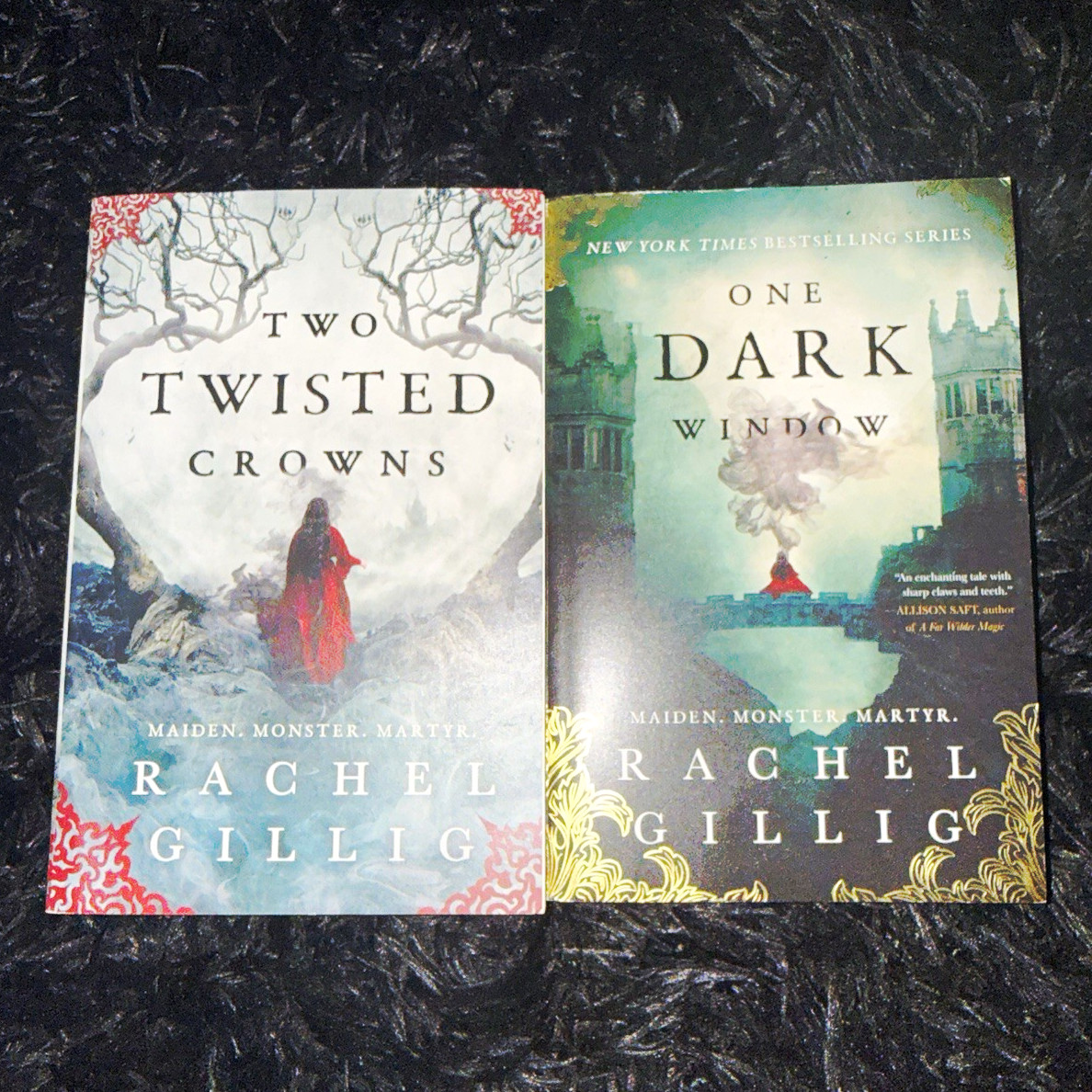 Rachel Gillig One Dark Window & Two Twisted Crowns Paperback YA Fantasy Set