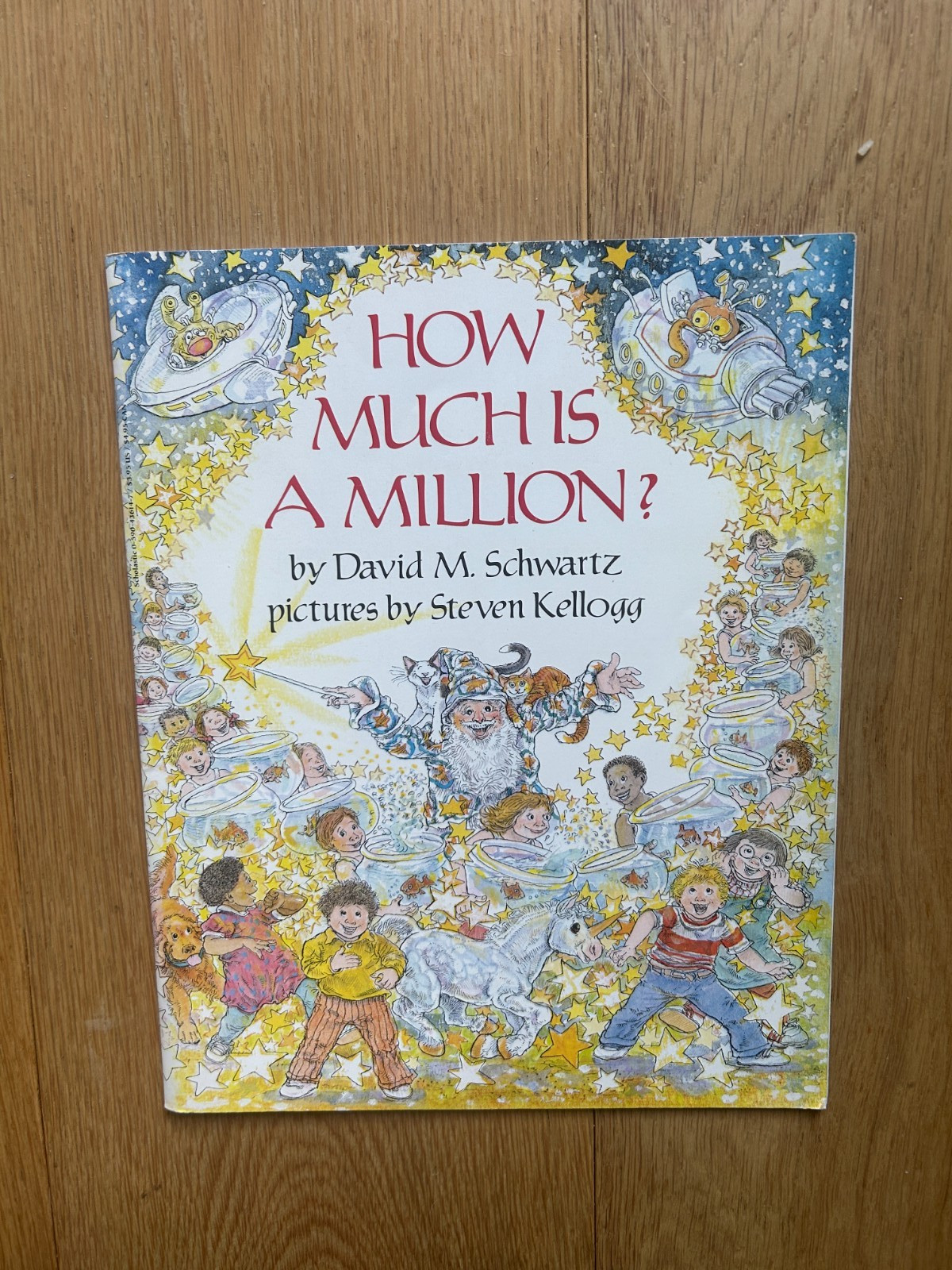 How Much Is A Million? by David M Schwartz & Steven Kellogg 1980’s Paperback
