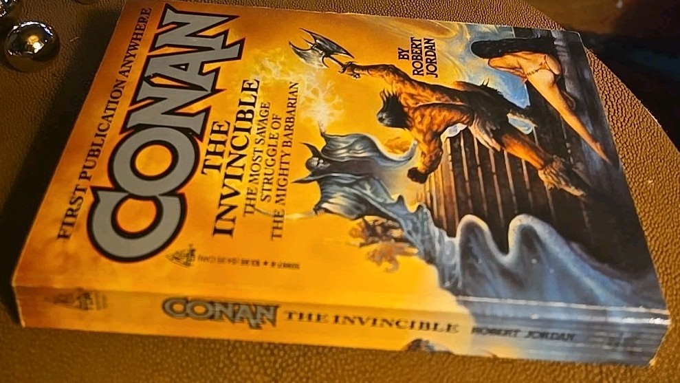 Conan The Invincible Robert Jordan TOR Fantasy PB First ED 1982