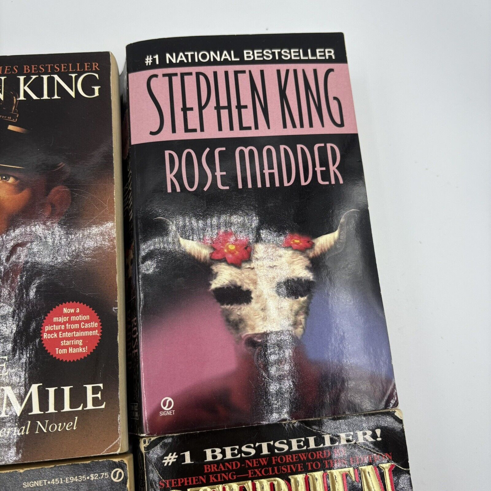 Stephen King Paperback Lot of 4 Horror Rose Madder Night Shift Delores Green E4