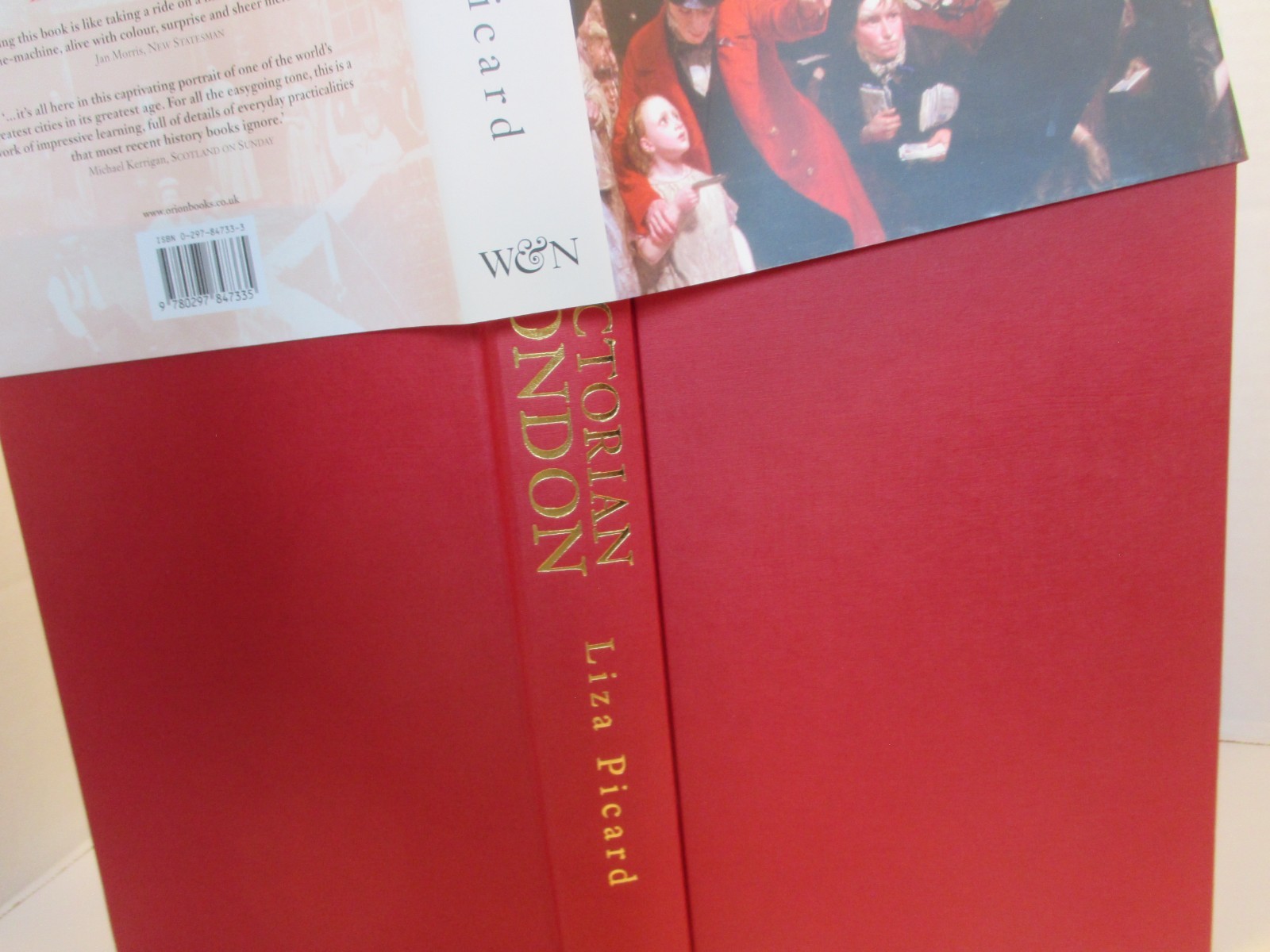 history LIFE OF LONDON by LIZA PICARD Weidenfeld & Nicolson 4 hcs + slipcase