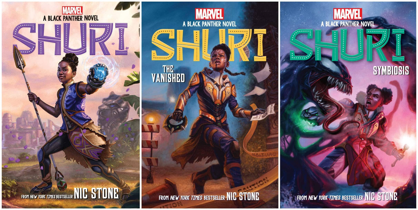 Black Panther Novel by Nic Stone 3 Books Collection Set – Ages 8-12 – Paperback