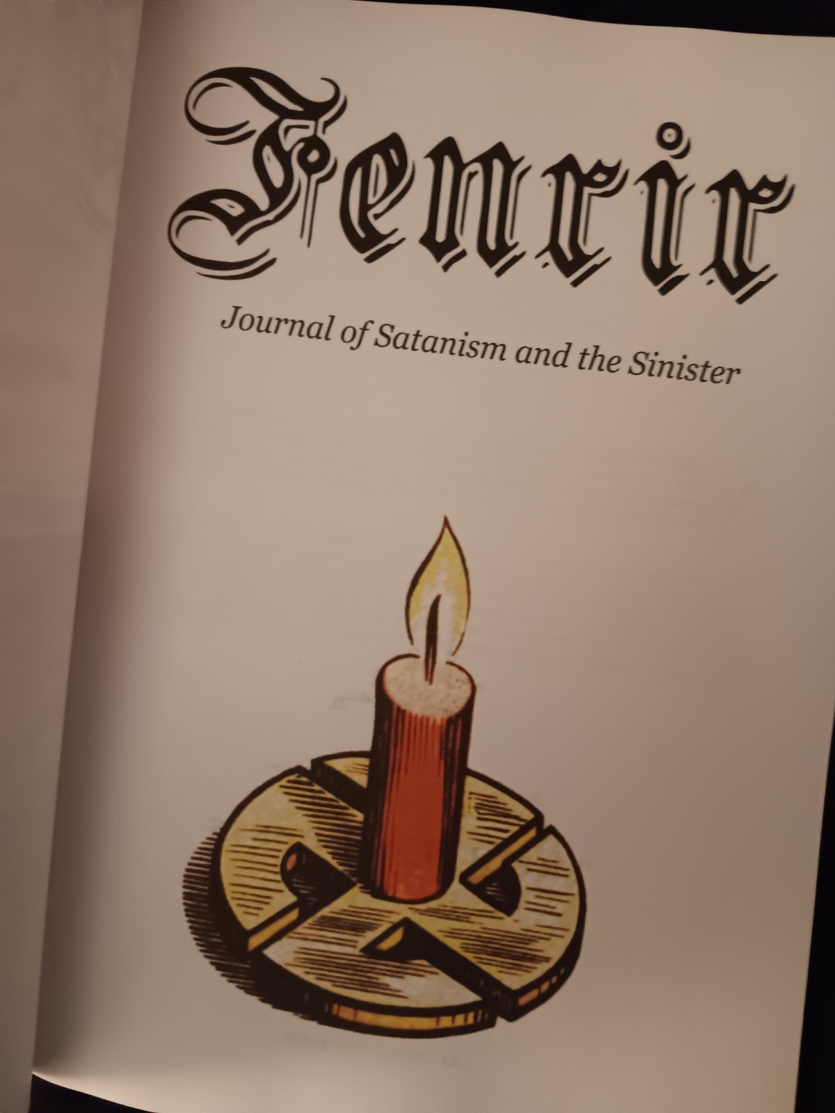 fenrir Heresy Press vol 124yf No. 1-4 Order of nine angles Satanism o9a Wsa352