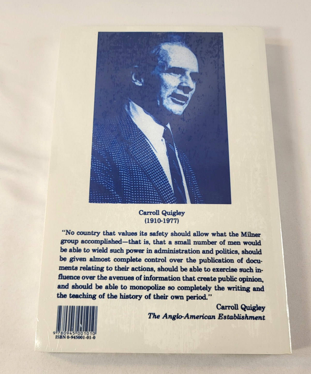 The Anglo-American Establishment by Caroll Quigley – Paperback