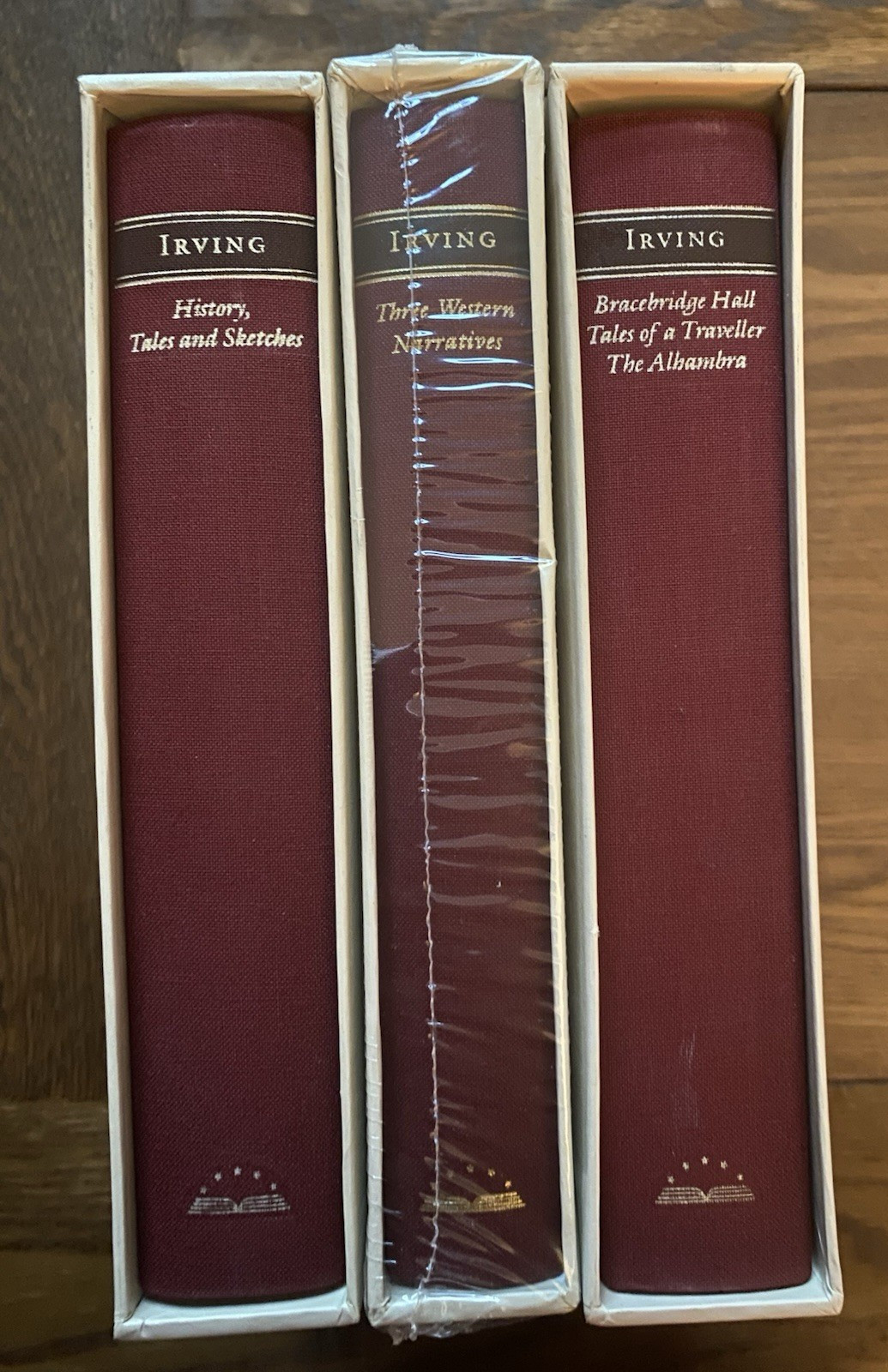 Washington Irving 3 Volumes The Library of America Slipcase