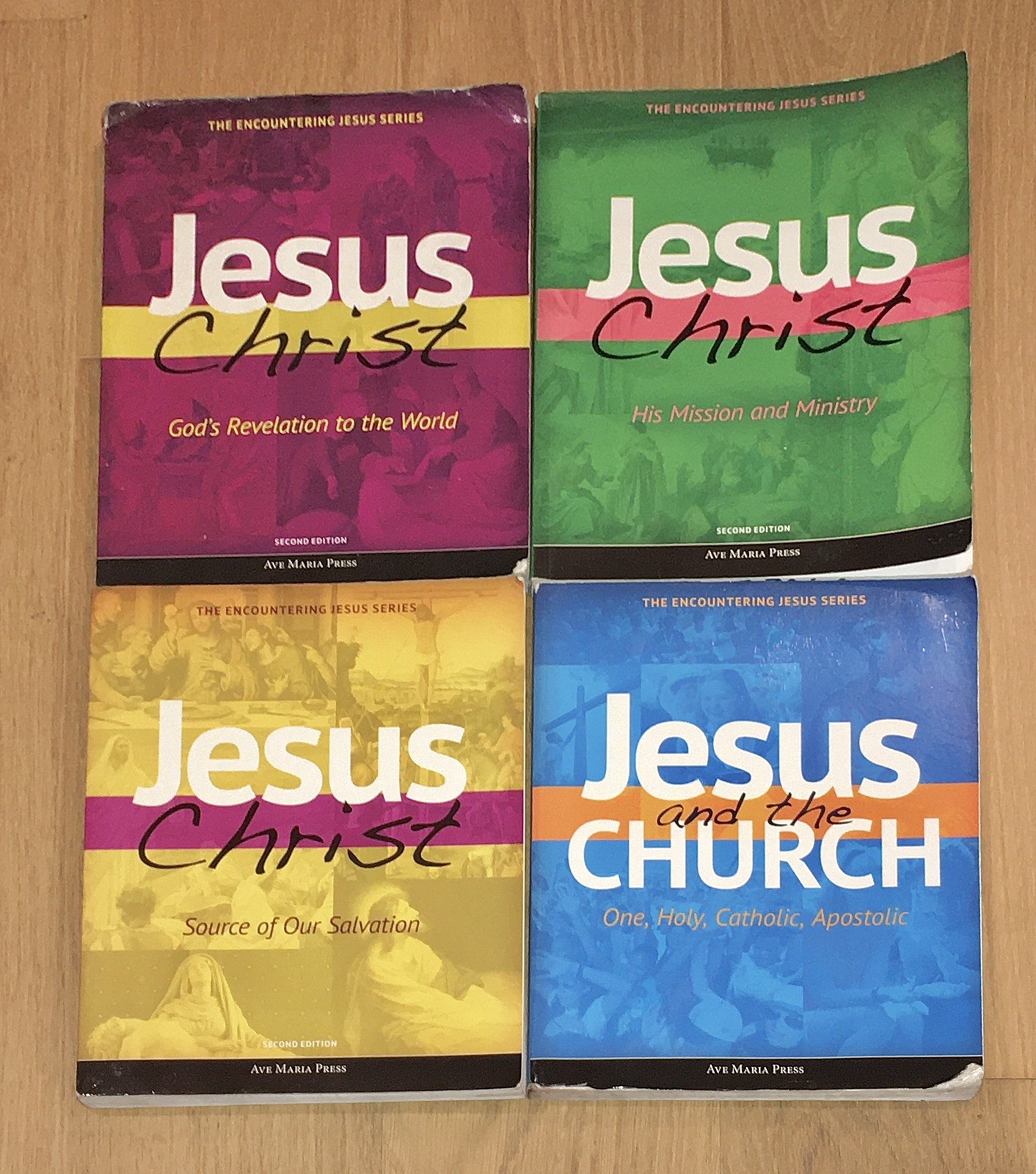 Lot: 4 Ave Maria Press Encountering Jesus Series Books