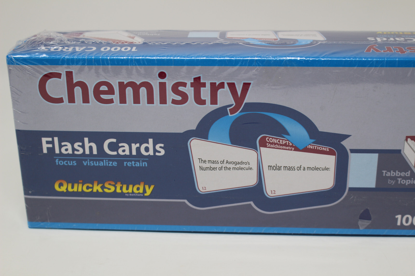 Chemistry Flash Cards – 1000 Cards : A QuickStudy Reference Tool by Mark Jackson