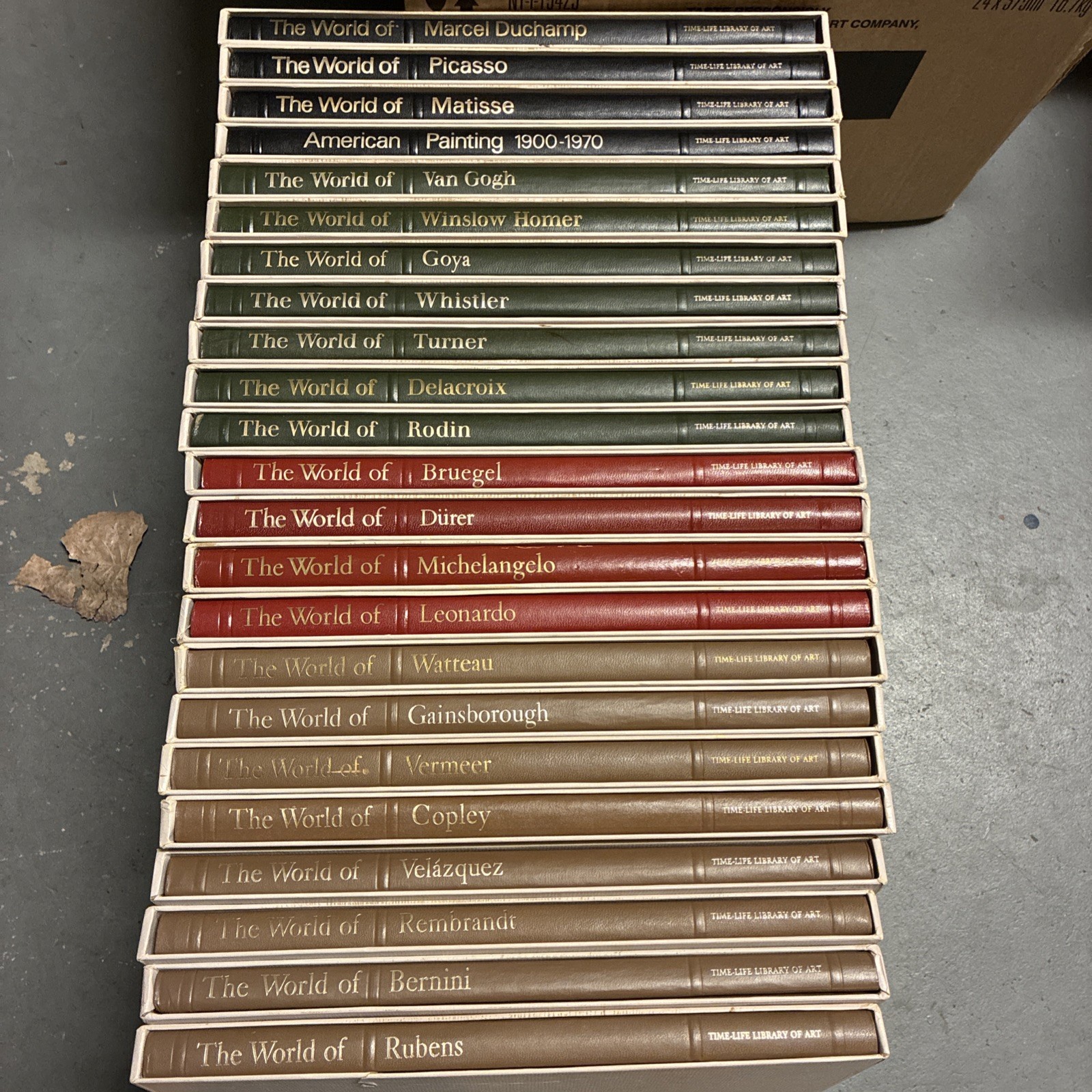 Time Life Library Of Art Set 23Books With Sleeves Great Condition