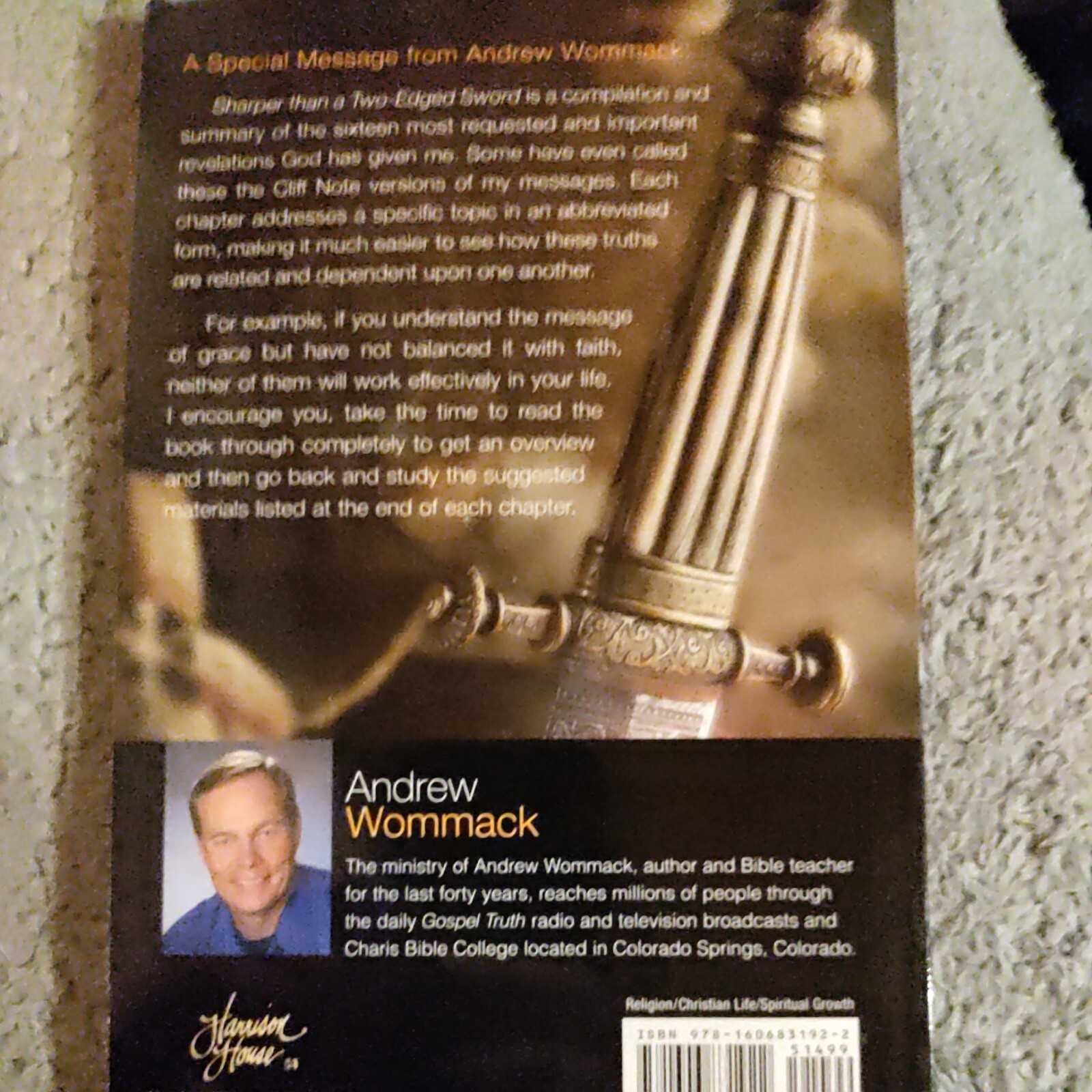 ⭐Sharper Than a Two-Edged Sword – Paperback By Andrew Wommack – GOOD⭐
