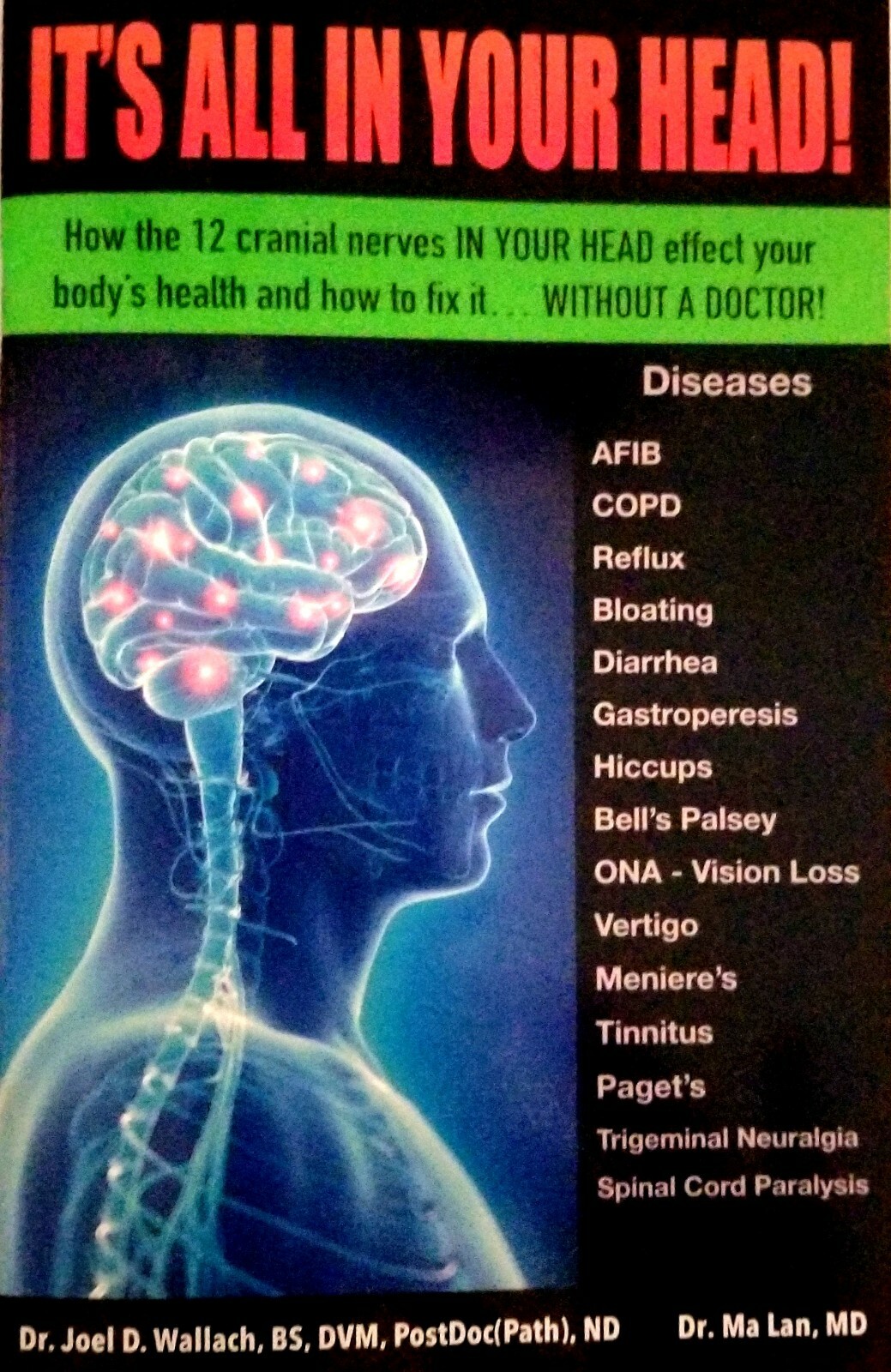 IT’S ALL IN YOUR HEAD! Newest book by Dr. Wallach -Dead Doctors Don’t Lie