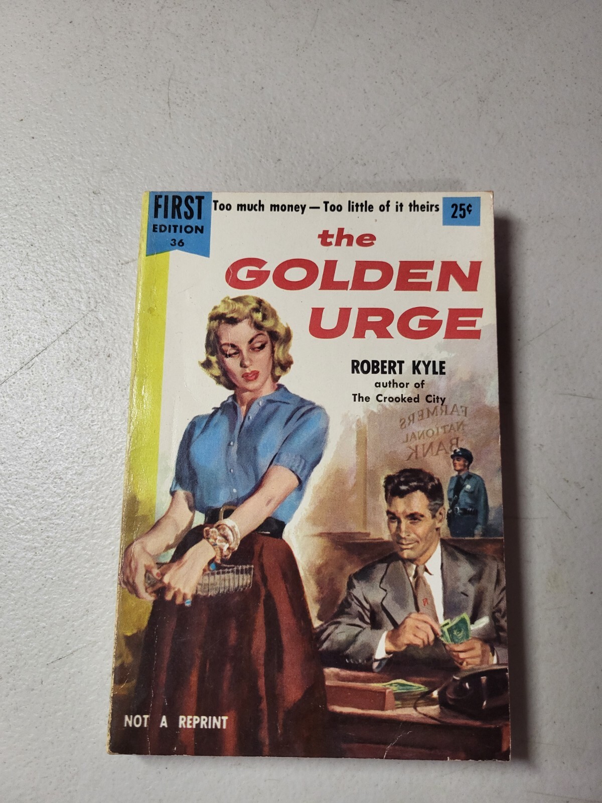 The Golden Urge by Robert Kyle 1954 Dell Books Paperback 36 Good Free Shipping