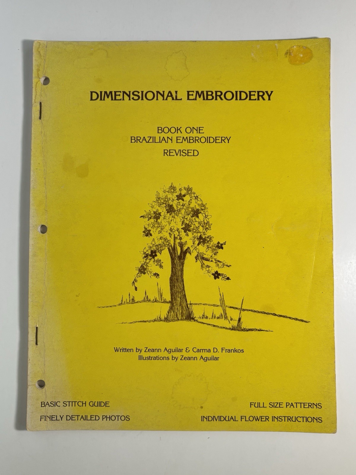 Vintage Brazilian Dimensional Embroidery Stitch Book 1 Revised Edition 1978
