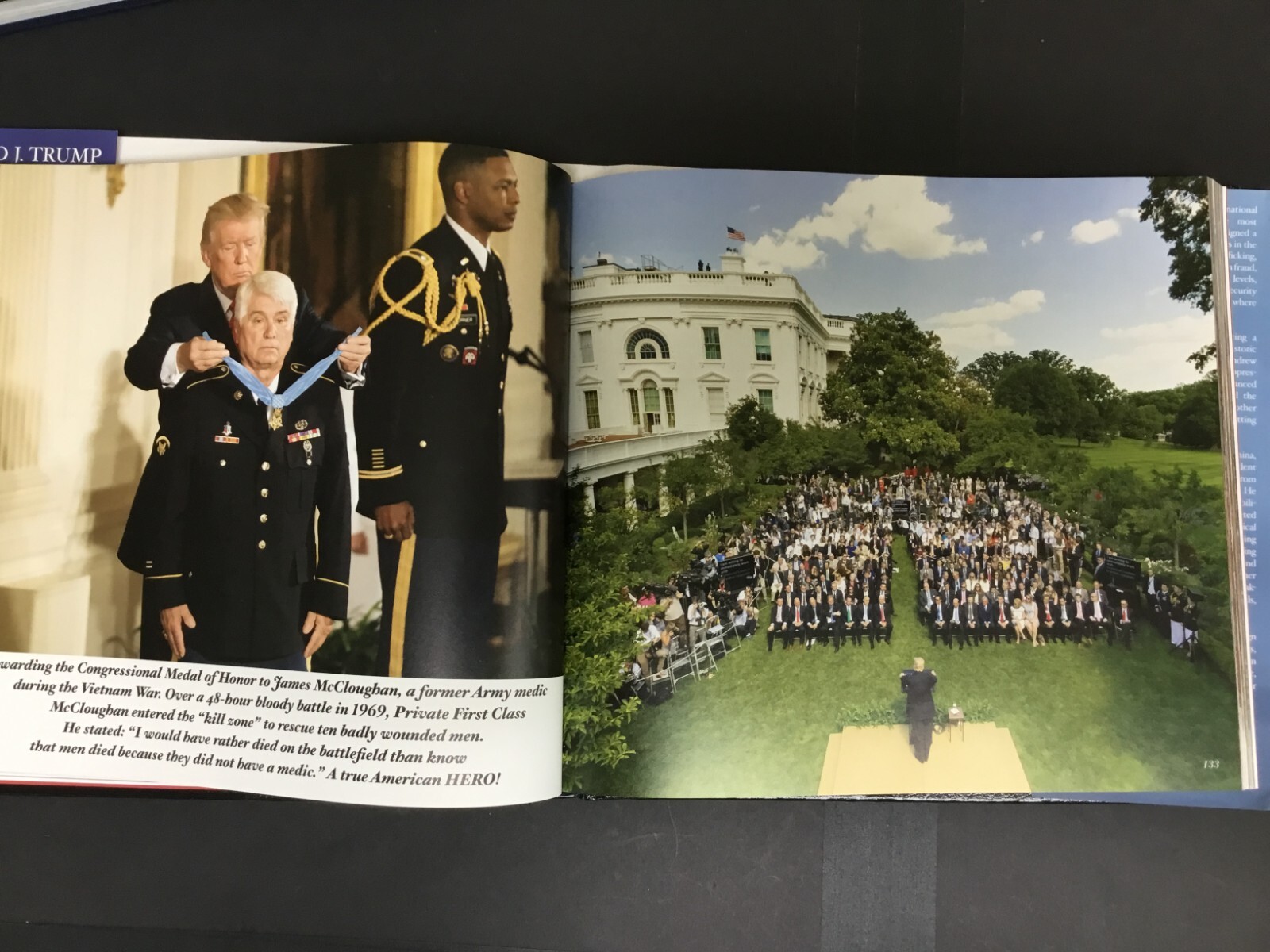 President Donald J Trump Our Journey Together Used Hard Cover Book
