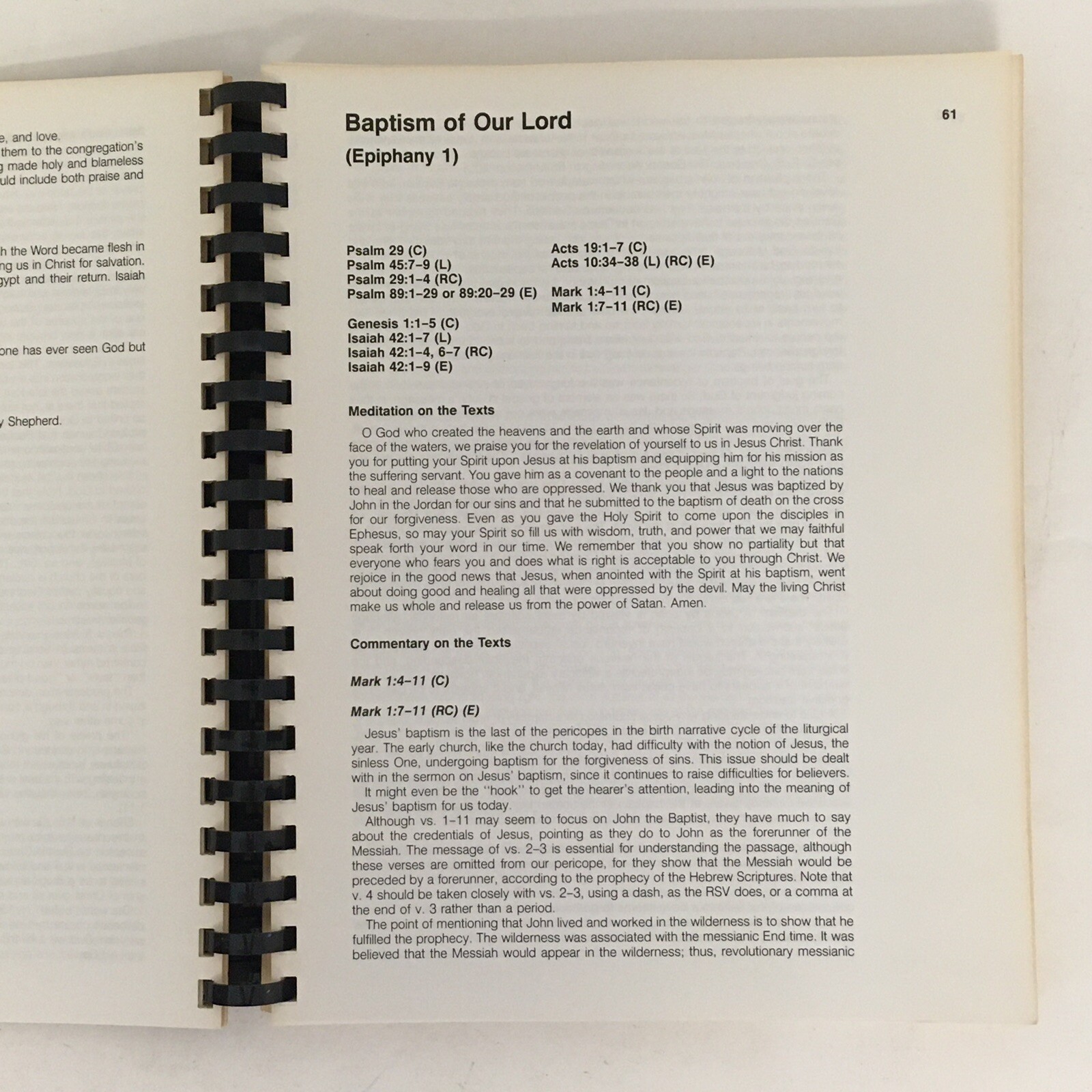 Preaching the Lectionary A Workbook for Year B By Perry H. Biddle Jr 1990 340 Pg