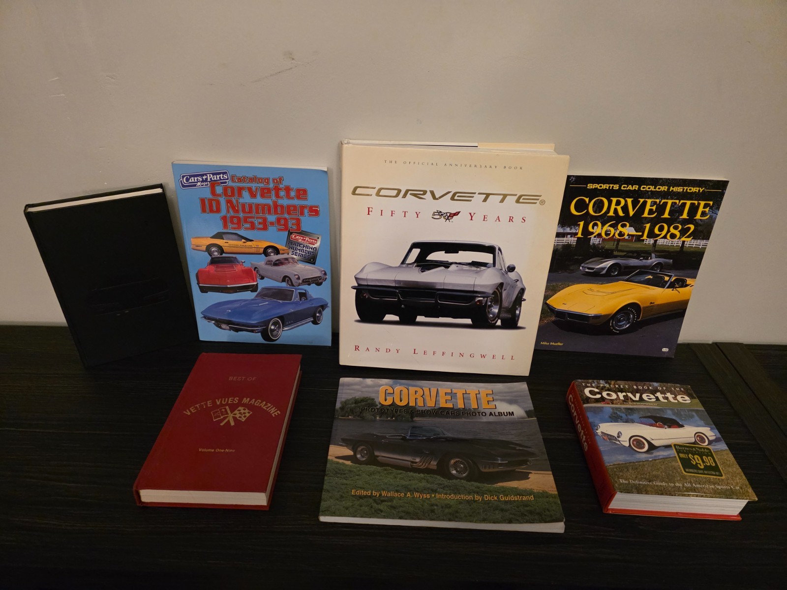 CHEVROLET CORVETTE ~Lot of 7 books some signed
