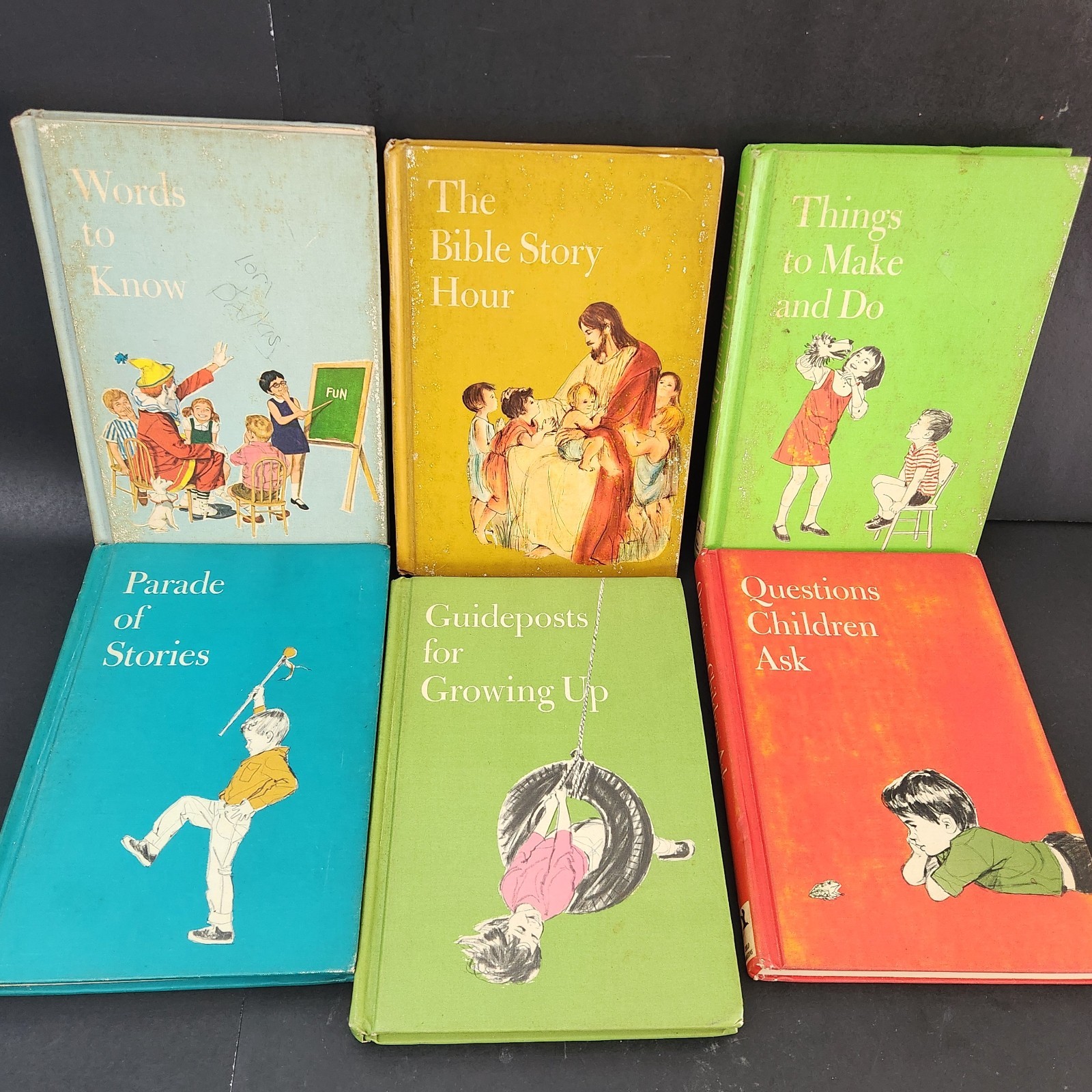 Child Horizons lot of 6 vintage 70s kids books 1972 standard educational