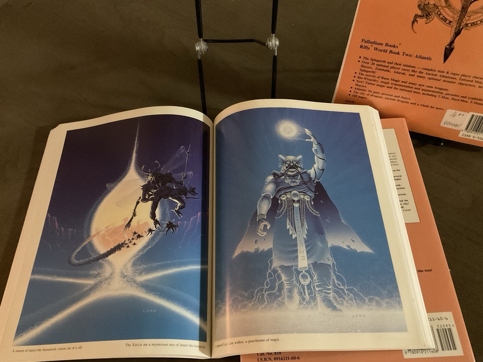 Role-Playing Game Books (3) SC Rifts-Atlantis- Triax Palladium