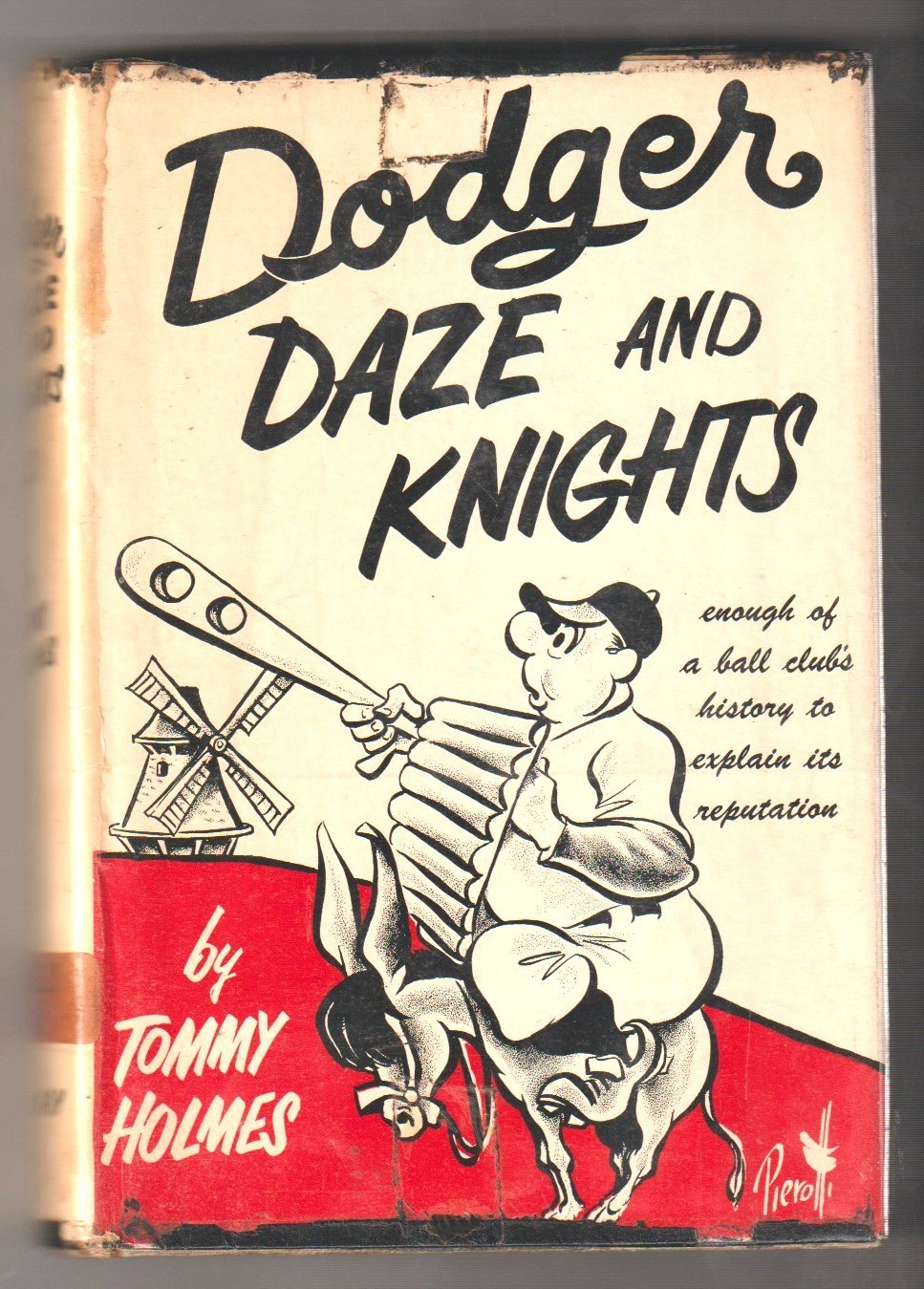 1953 Book “Dodger Daze and Knights” by Tommy Holmes Pre Owned