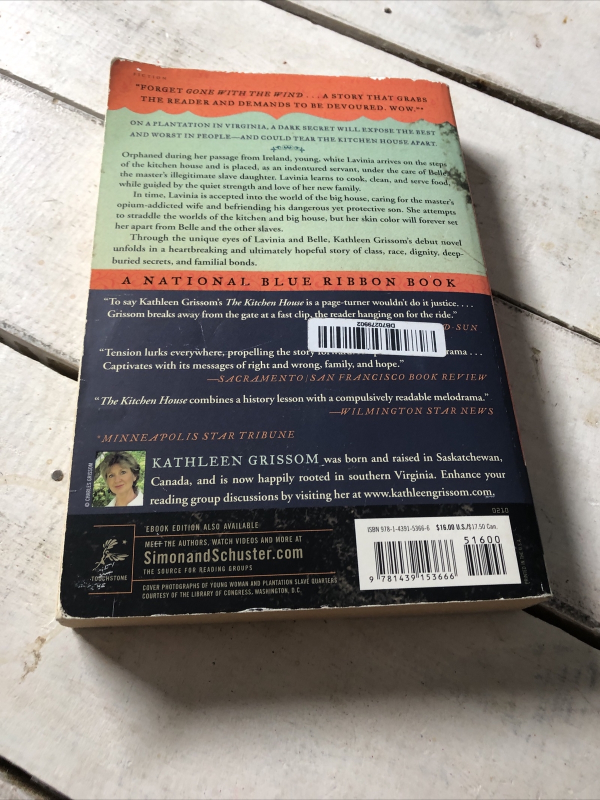 The Kitchen House Kathleen Grissom Paperback Historical Fiction Bestseller