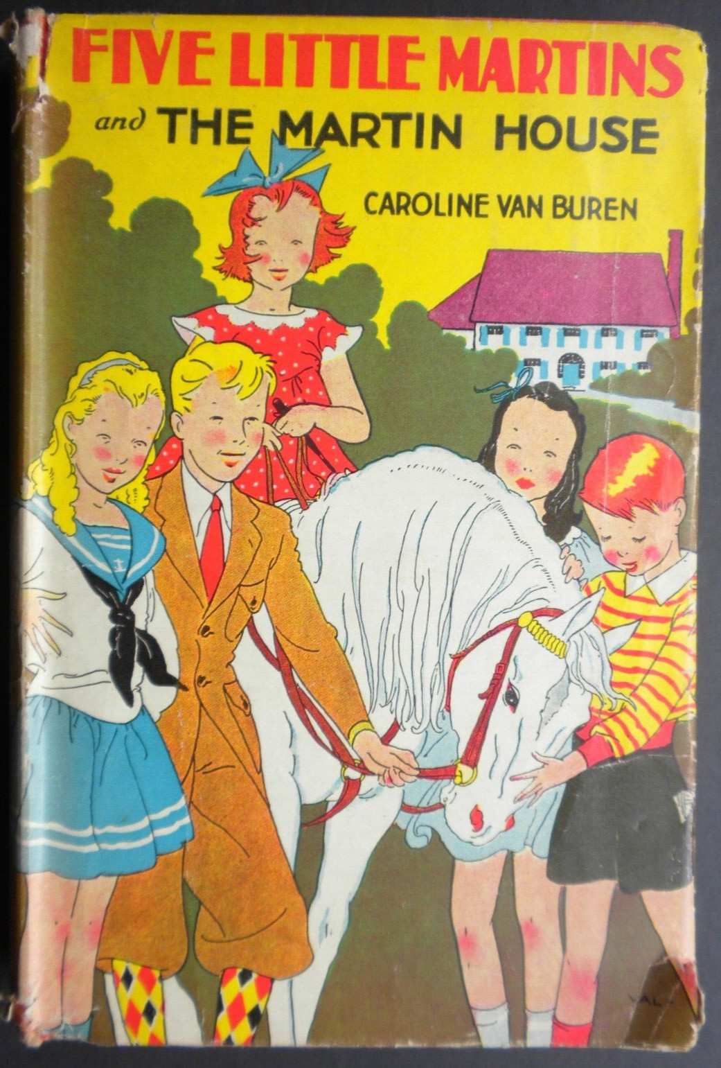 FIVE LITTLE MARTINS Caroline Van Buren 1936 Children’s adventure novel 244 pages