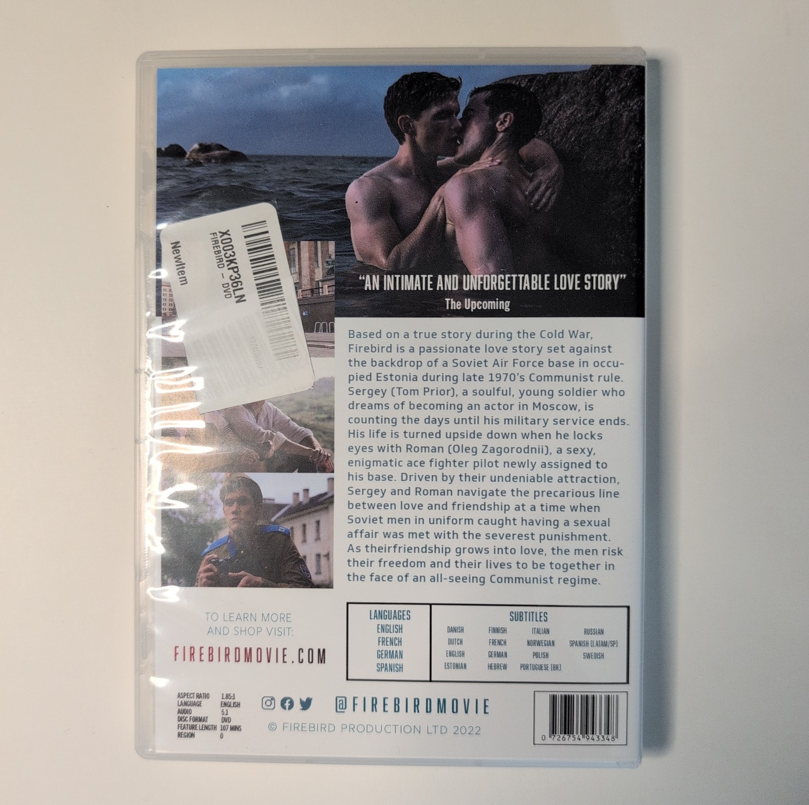 FIREBIRD DVD – Official Collector’s Edition LGBTQ+ Film – Peeter Rebane – Tested