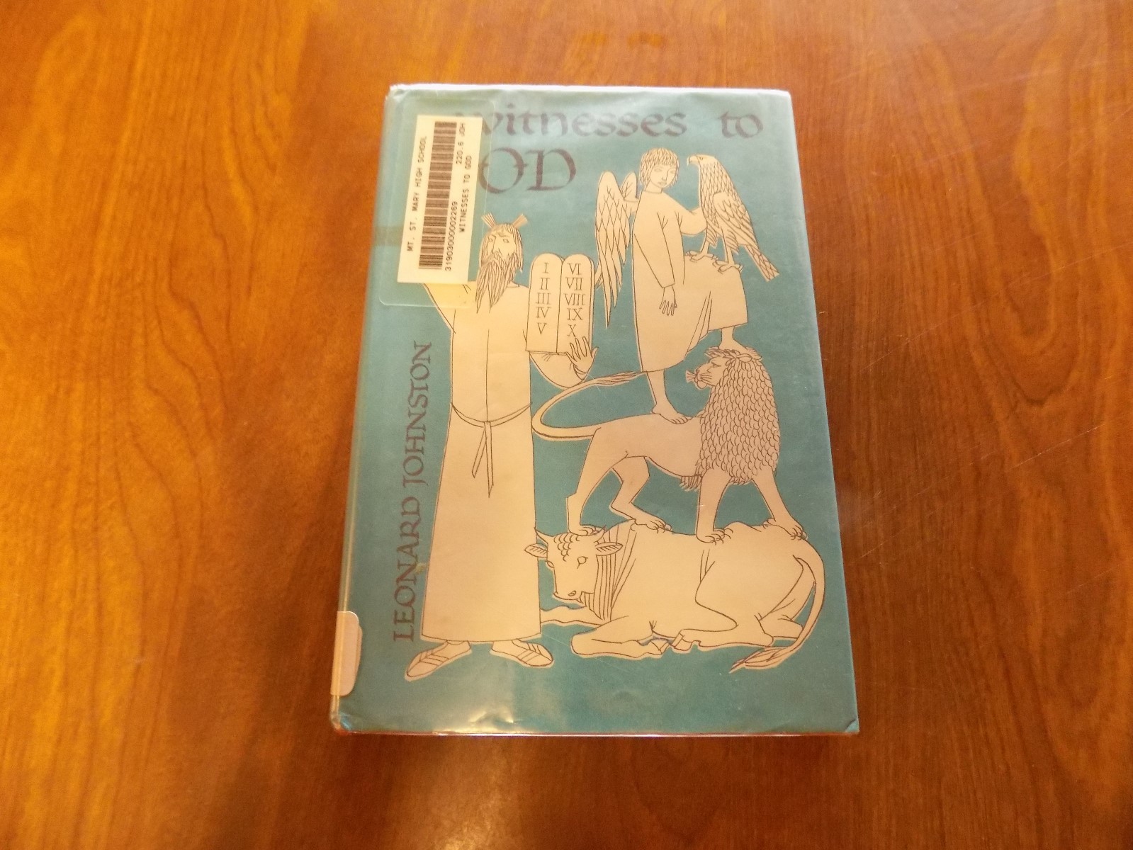 Witnesses to God by Leonard Johnston (1960, Hardcover, Sheed & Ward)