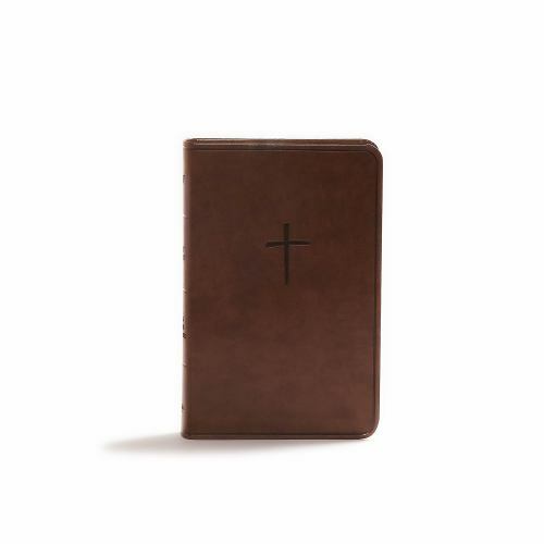 KJV Compact Bible, Brown LeatherTouch, Value Edition – Holman Bible Publishers