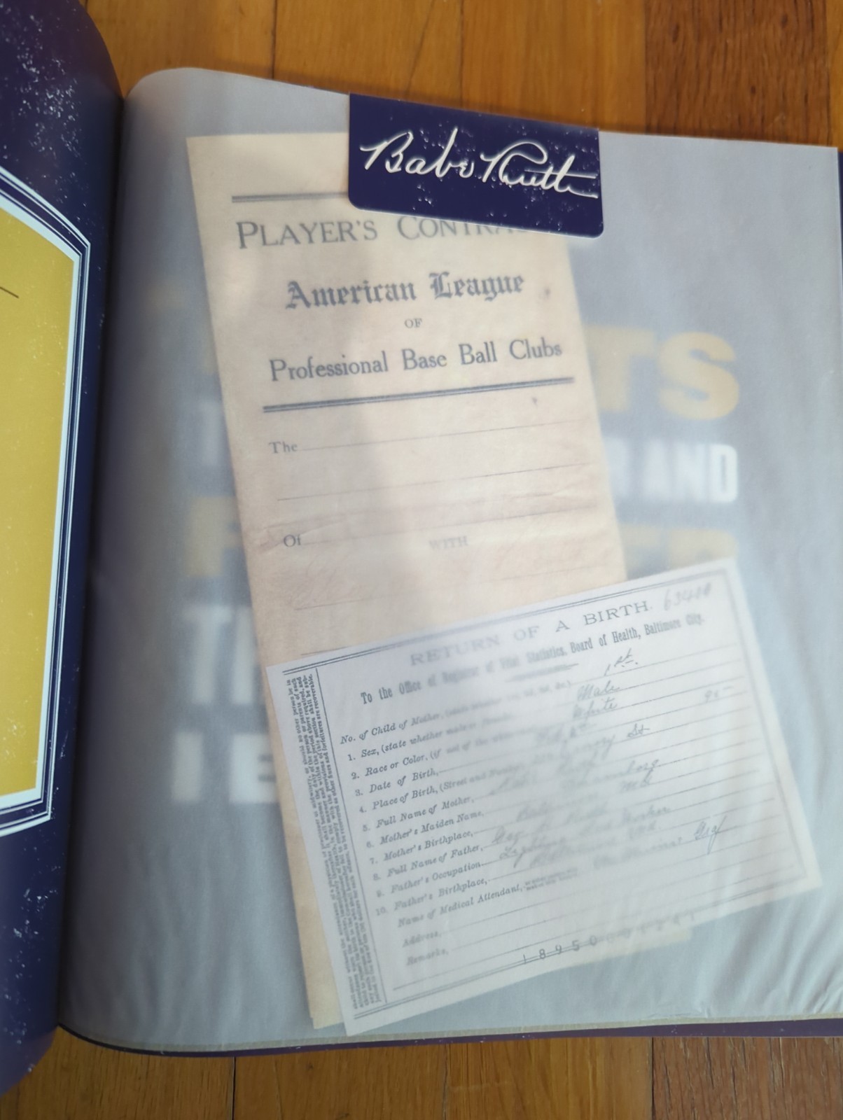 Babe Ruth Remembering the Bambino Biography HC Book Gilbert MLB Baseball Yankees
