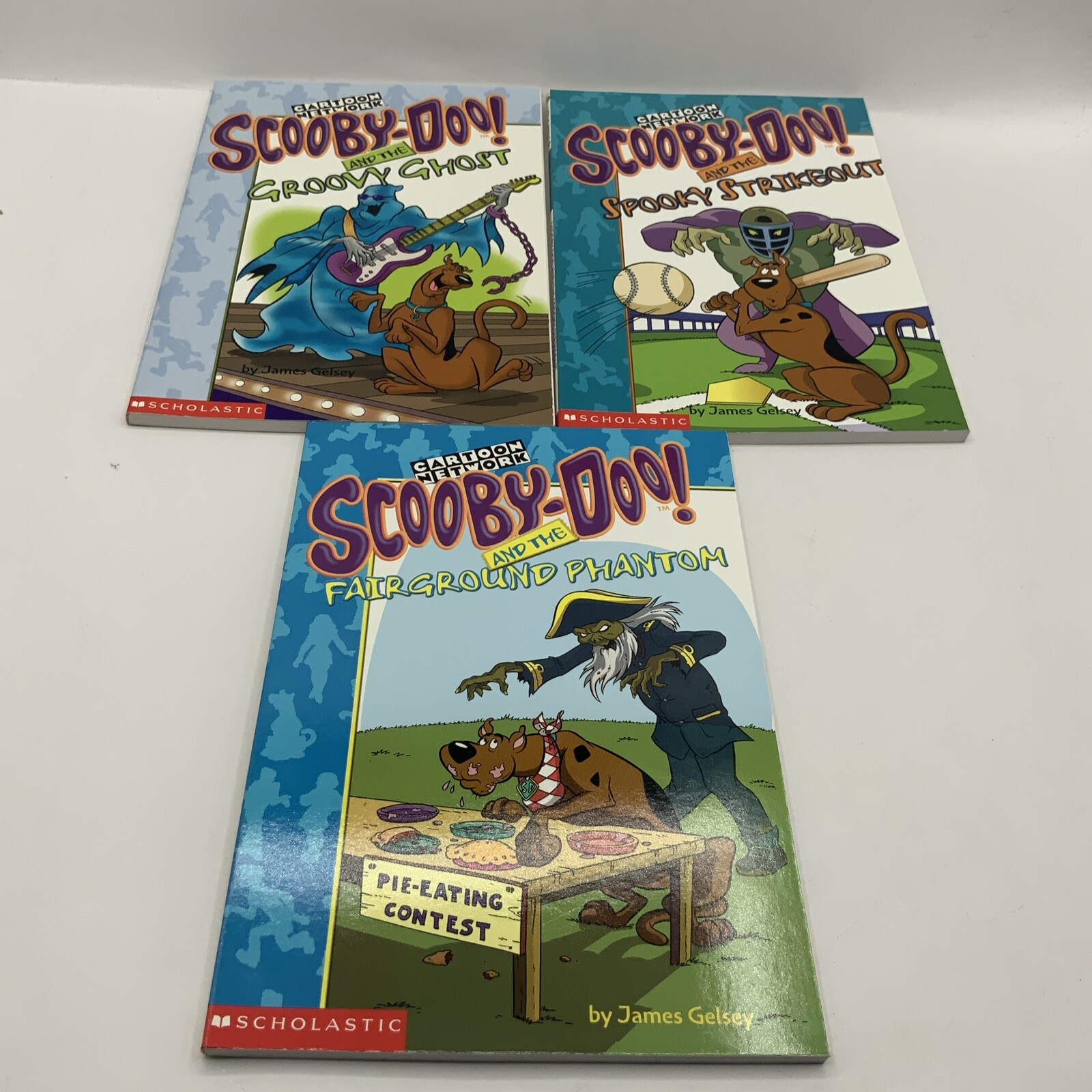 Cartoon Network Scooby-Doo Schoolastic Set Of 3 Books