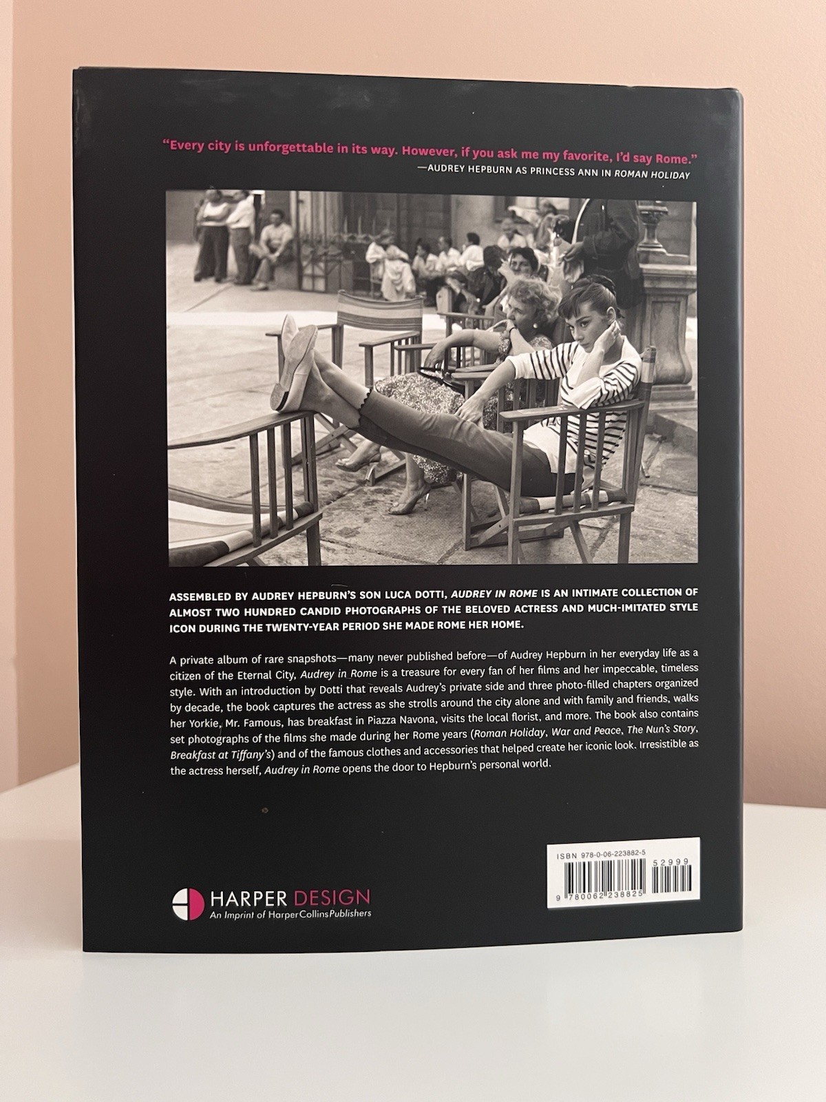 Audrey in Rome -Hardcover By Ludovica Damiani and Luca Dotti 2012 Audrey Hepburn