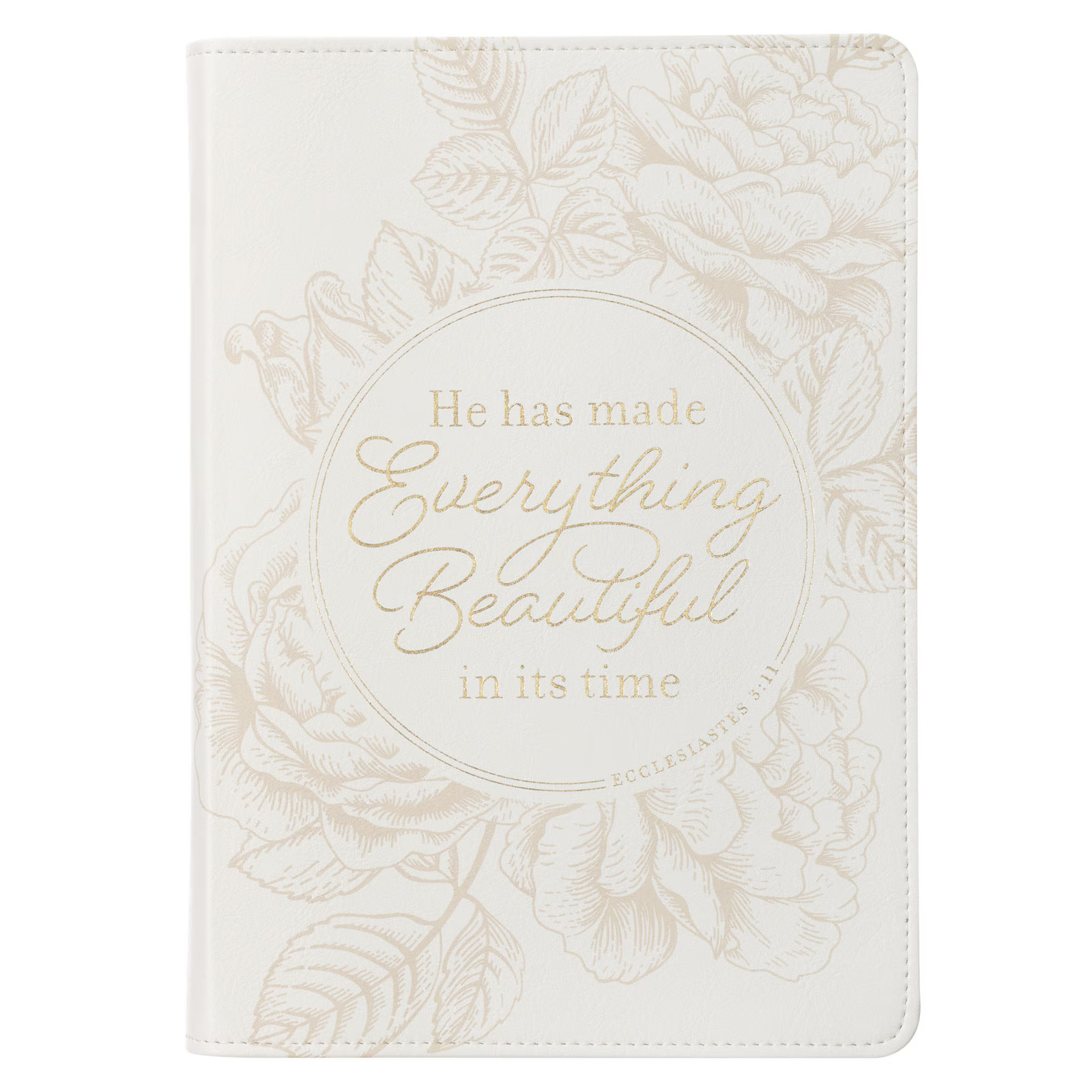 Inspirational Journal, Everything Beautiful Wide Ruled Notebook, Ecc. 3:11