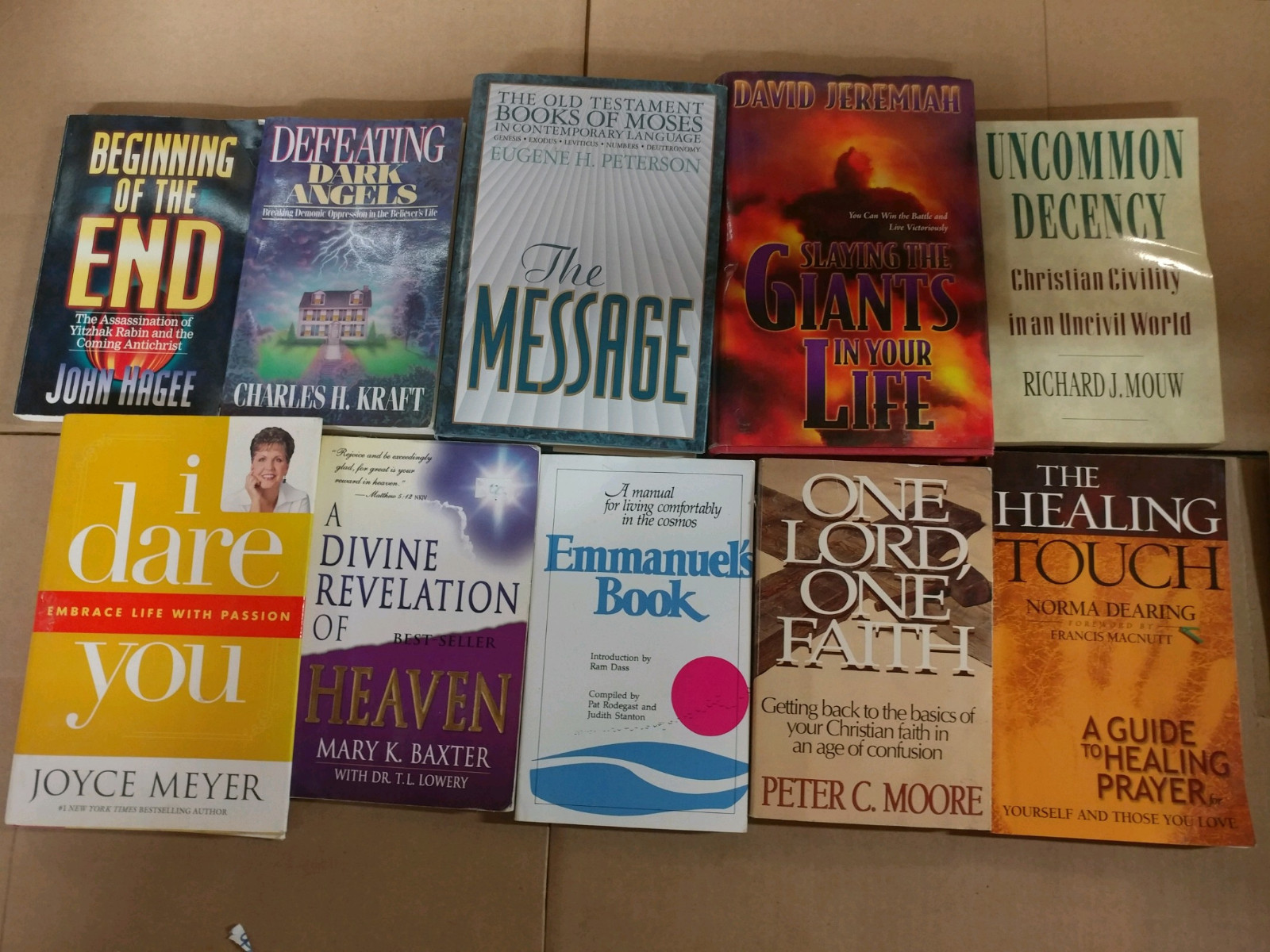 Lot of 100 Christian Prayer Bible Jesus Christ Stories Religion Book RANDOM*MIX