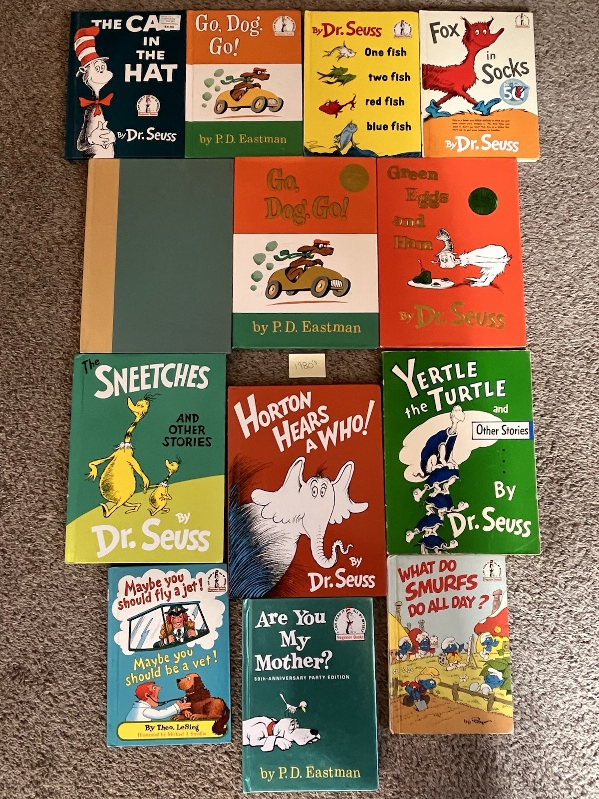Dr. Seuss * Rare * 34 Book Lot * 1950s * 1960s * 1970s * 1980s * 1990s * 2000s