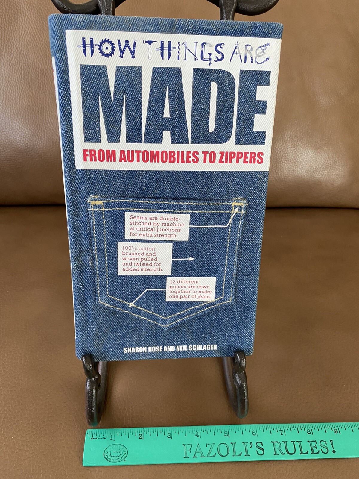 2003 How Things Are Made Book ~ From Automobiles to Zippers~Sharon Rose~ Vintage