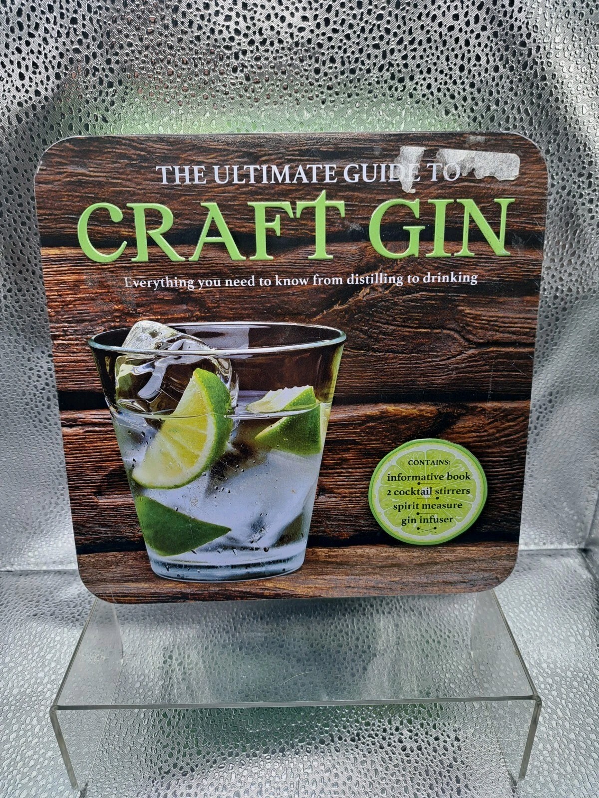 Ultimate Guide to Craft Gin By Igloo Books Includes 2 Stirrers Measure, Infuser