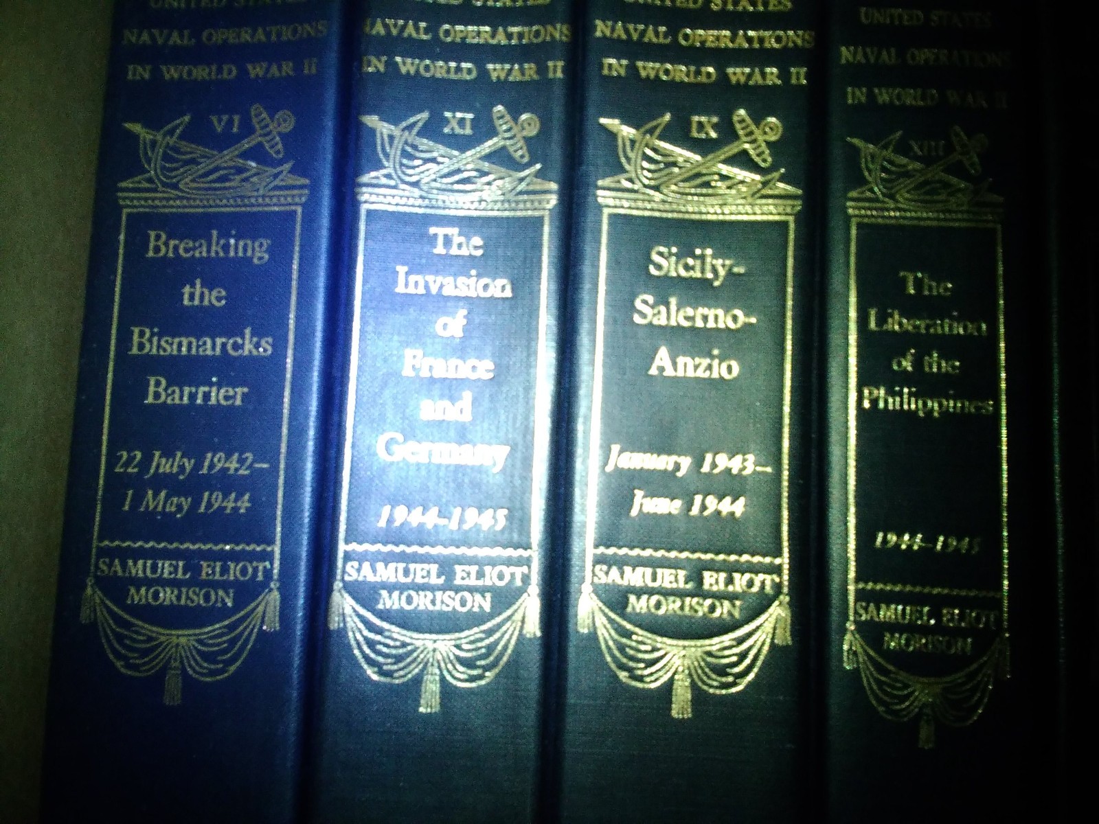 History of United States Naval Operations in World War II – Morrison 15 Vol Set