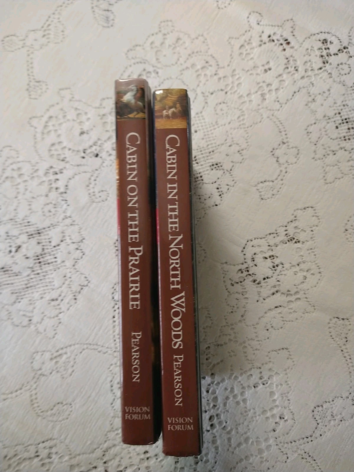Cabin on the Prairie/Cabin in the Northwoods C. H. Pearson Hardcover EXCELLENT