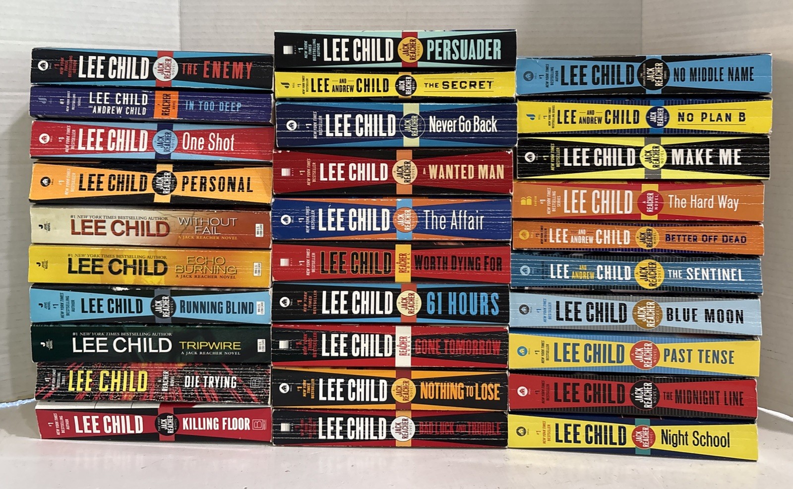 Complete JACK REACHER Series By LEE CHILD Books 1-30 Paperback Lot Set Prime TV