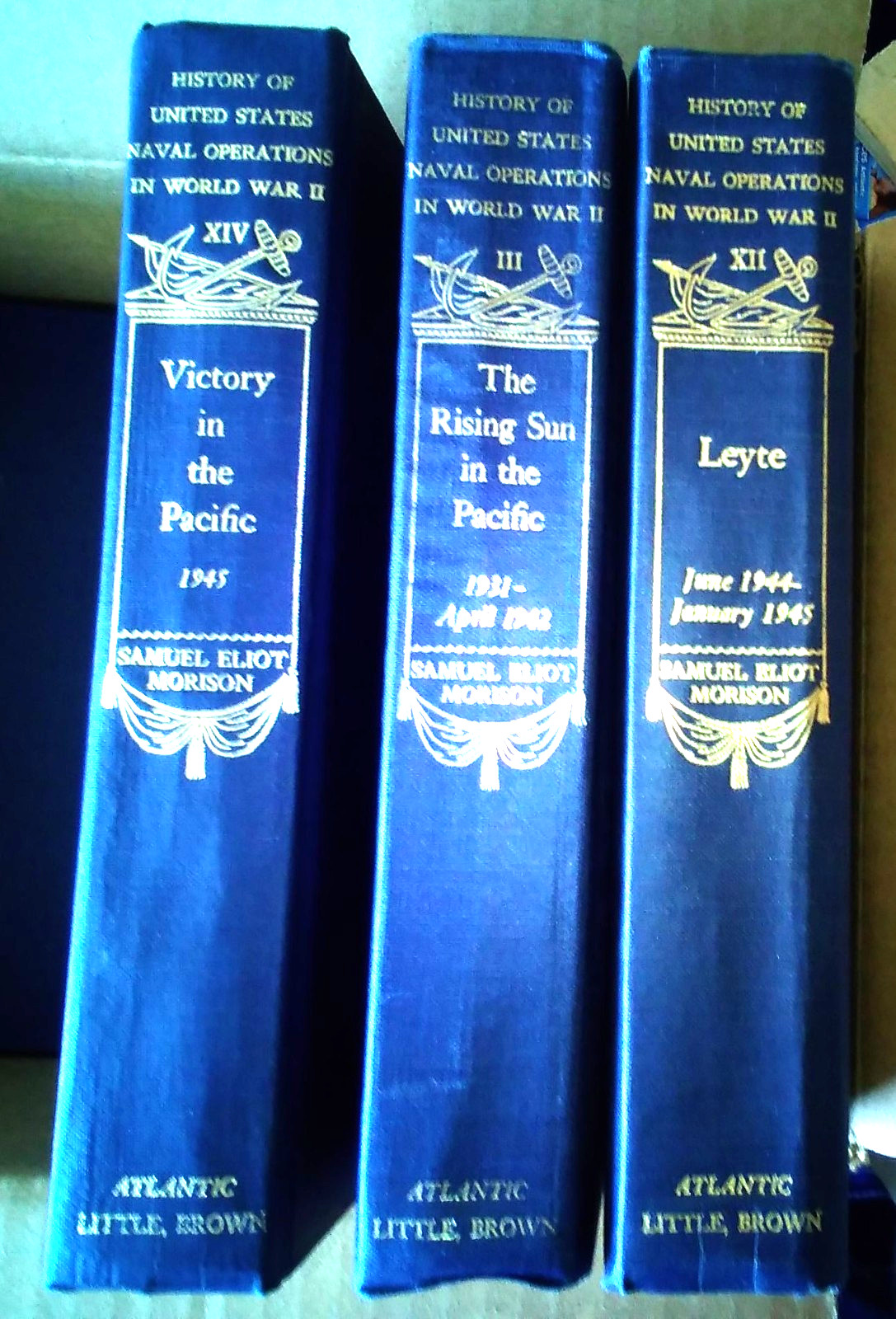 History of United States Naval Operations in World War II – Morrison 15 Vol Set