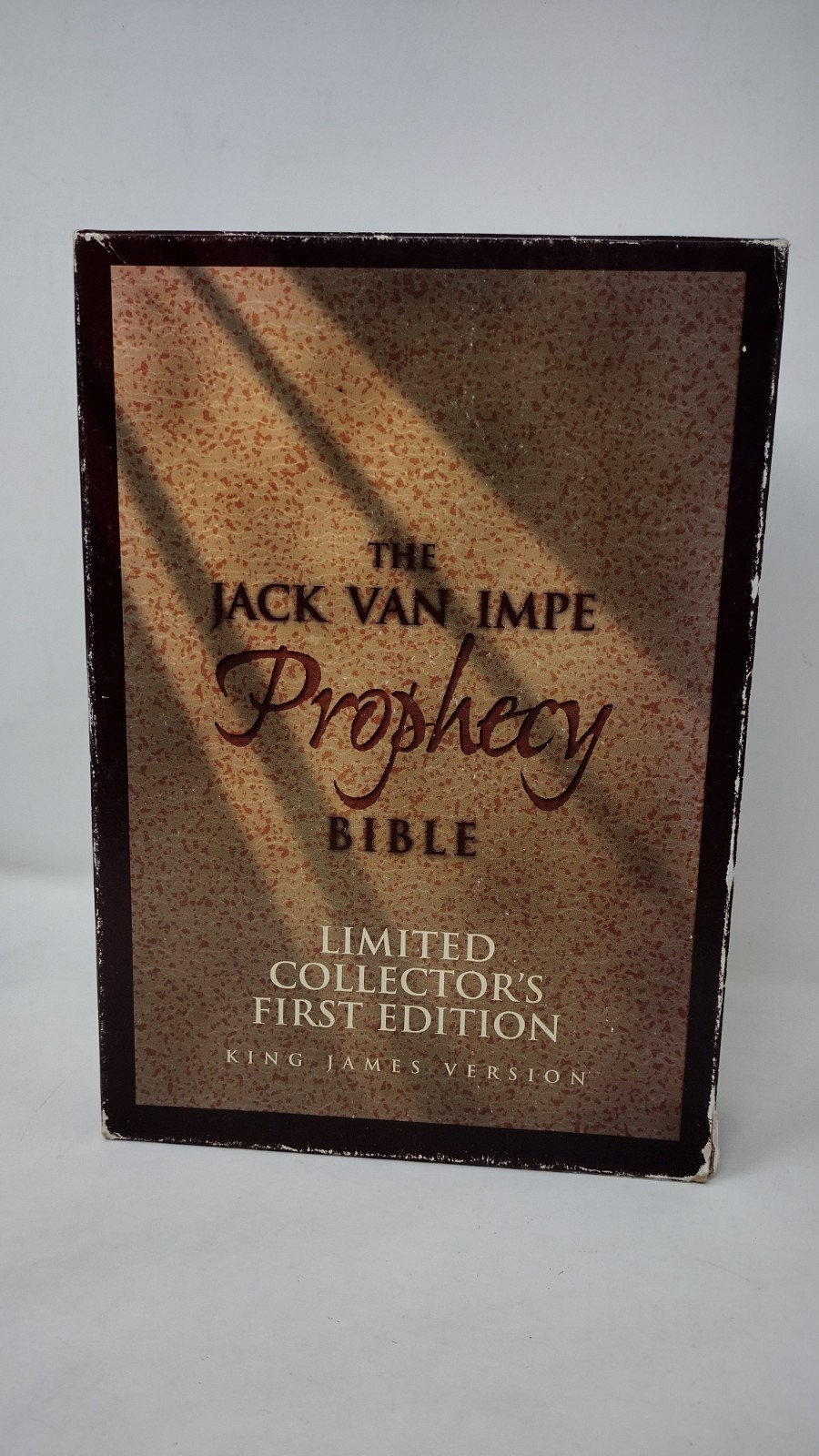 The Jack Van Impe Prophecy Bible Leather Limited Special Edition KJV RED Jesus