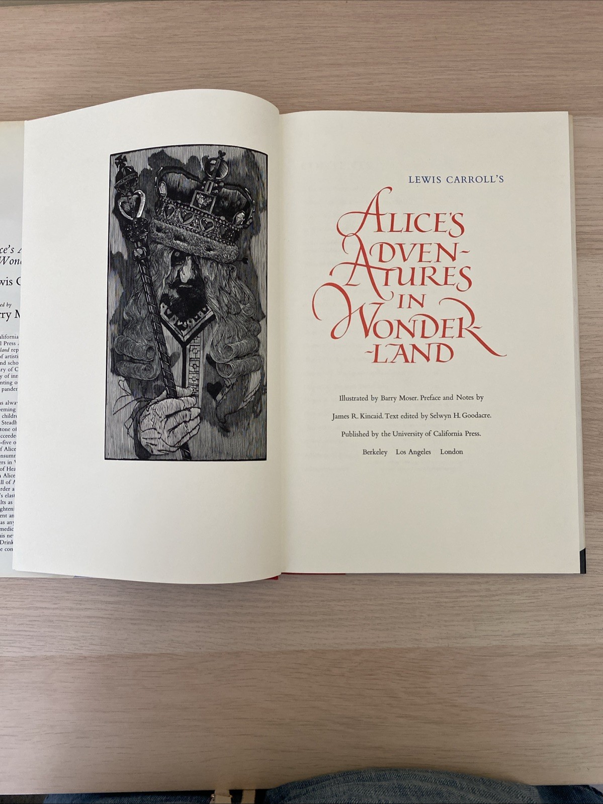 Alice’s Adventures in Wonderland 1982 by Lewis Carroll, First Print Pennyroyal