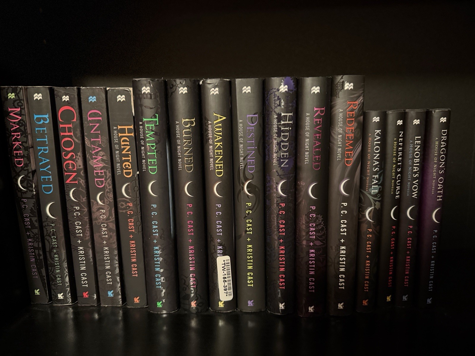 House of Night Series by P. C. Cast & Kristin Cast, 16 Hardcover Fantasy Novels