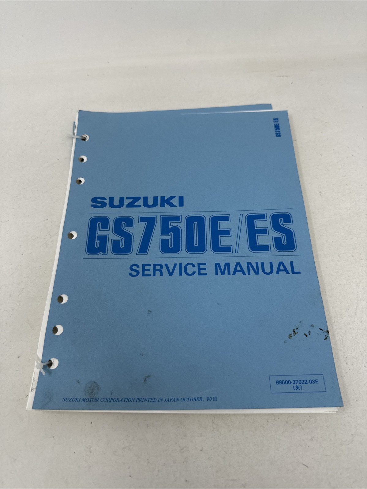Suzuki GS750E/ES Service Manual (Loose-Leaf, 1990)